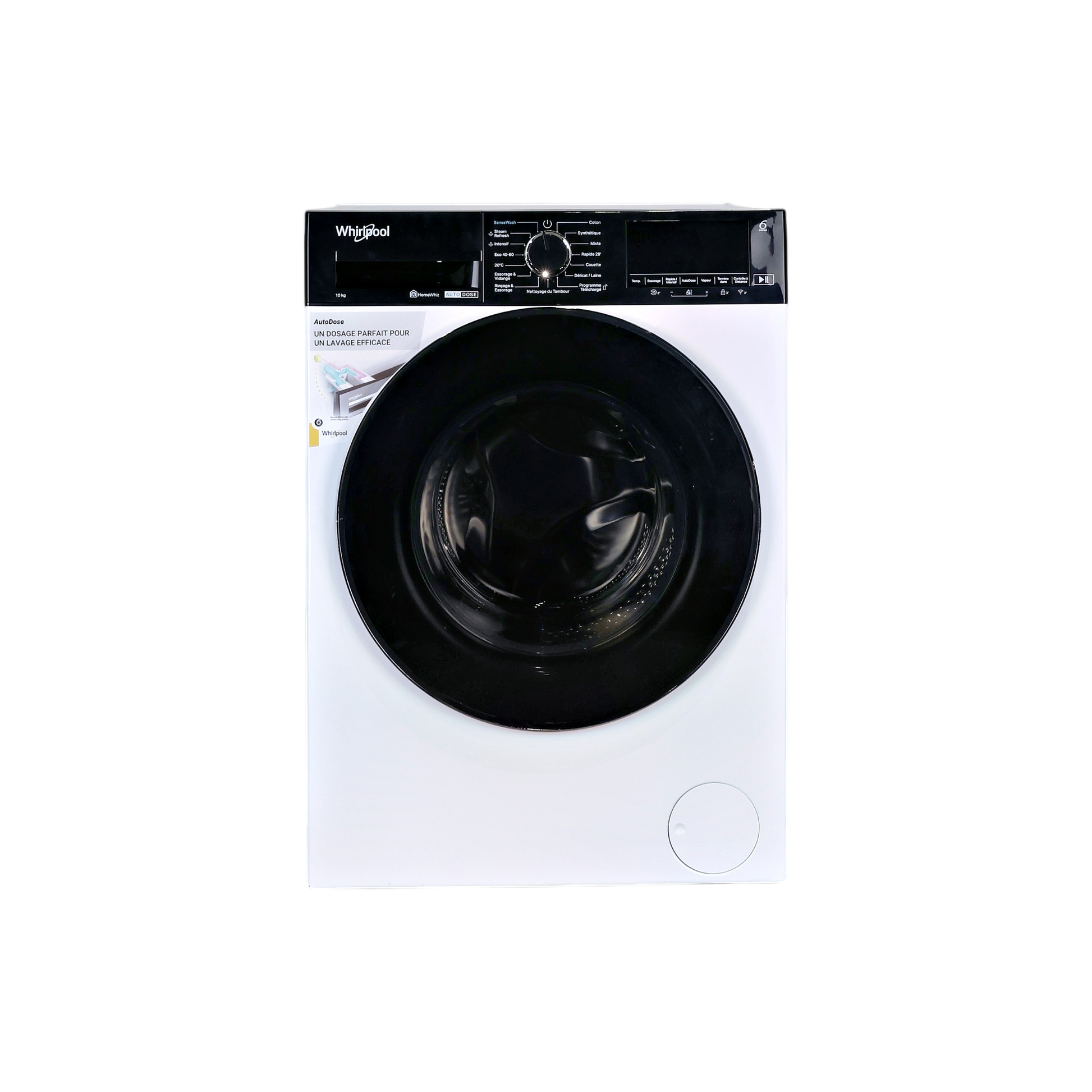 Lave-linge Hublot 10 kg Reconditionné WHIRLPOOL W0M011WADSFR