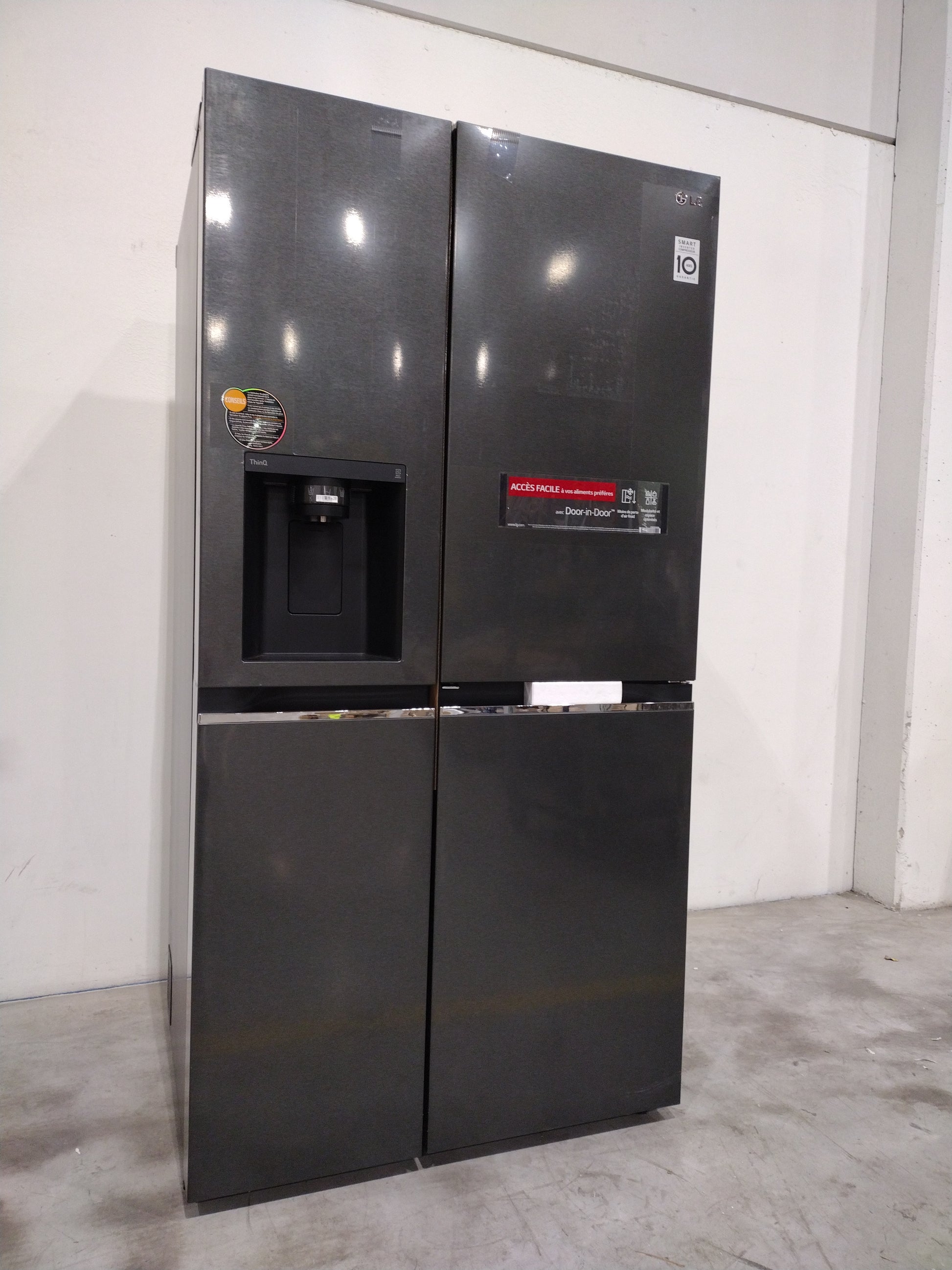 Réfrigérateur américain 416 L Reconditionné LG GSJV80MCLE