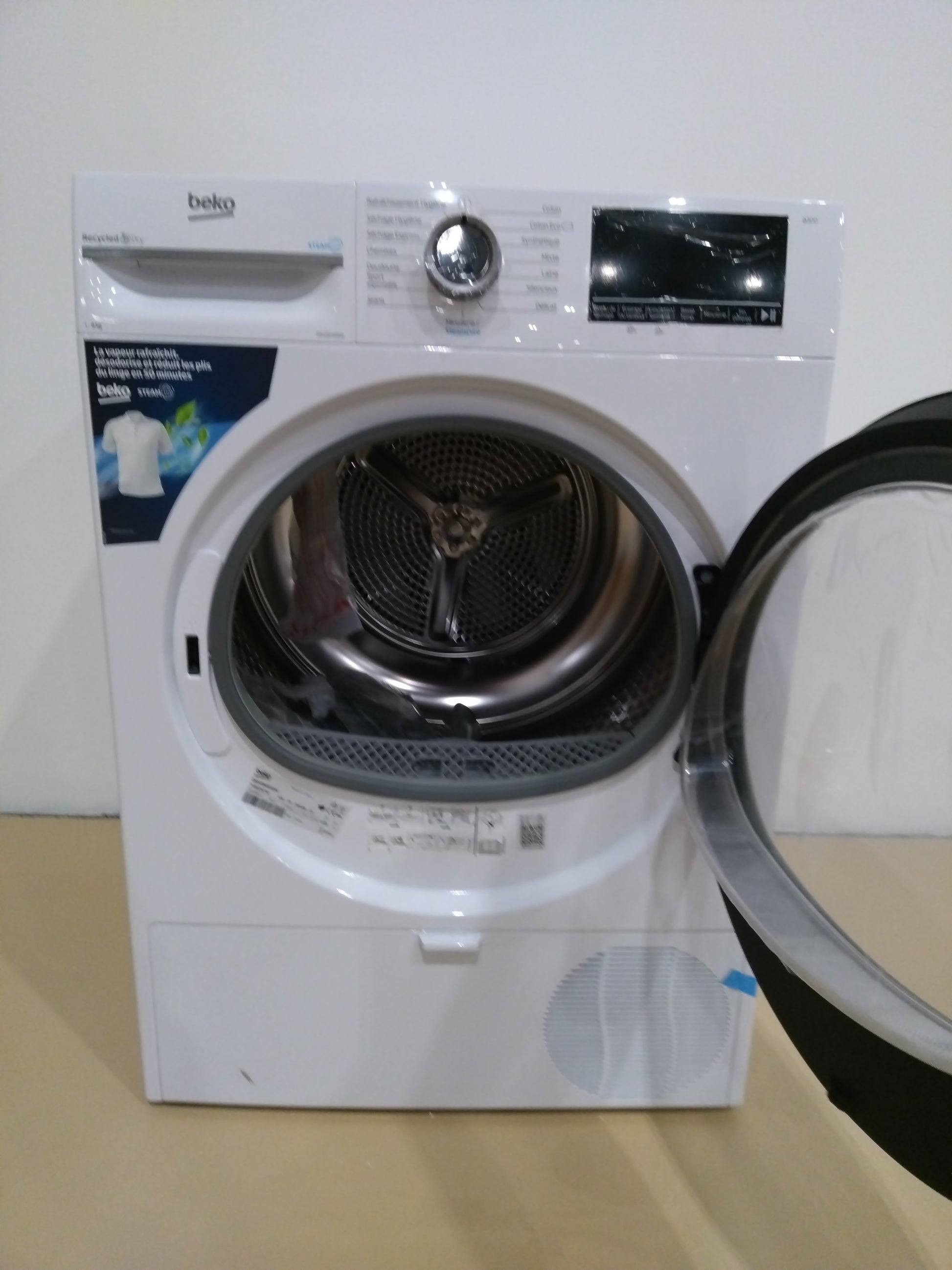 Seche-linge Pompe à Chaleur 8 kg Reconditionné BEKO D5H284930W
