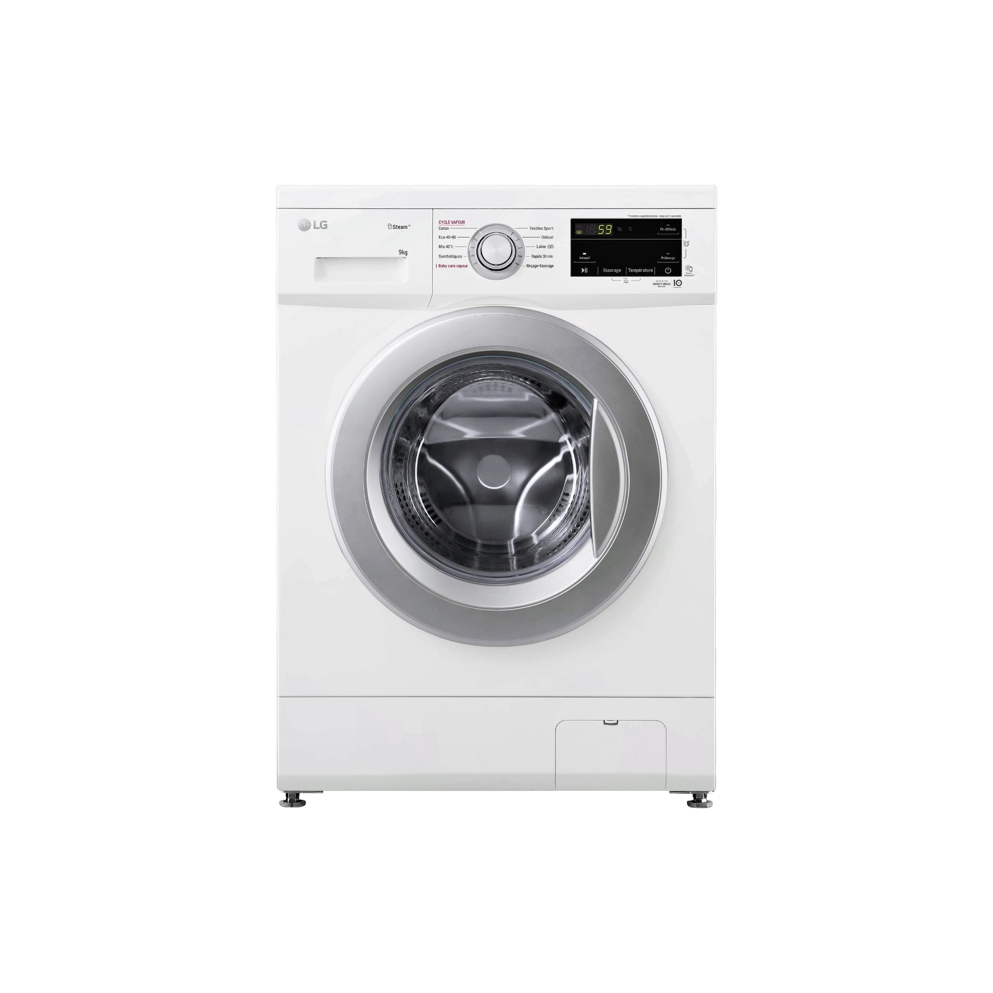 Lave-linge hublot 9 kg Reconditionné LG F94M21WHS