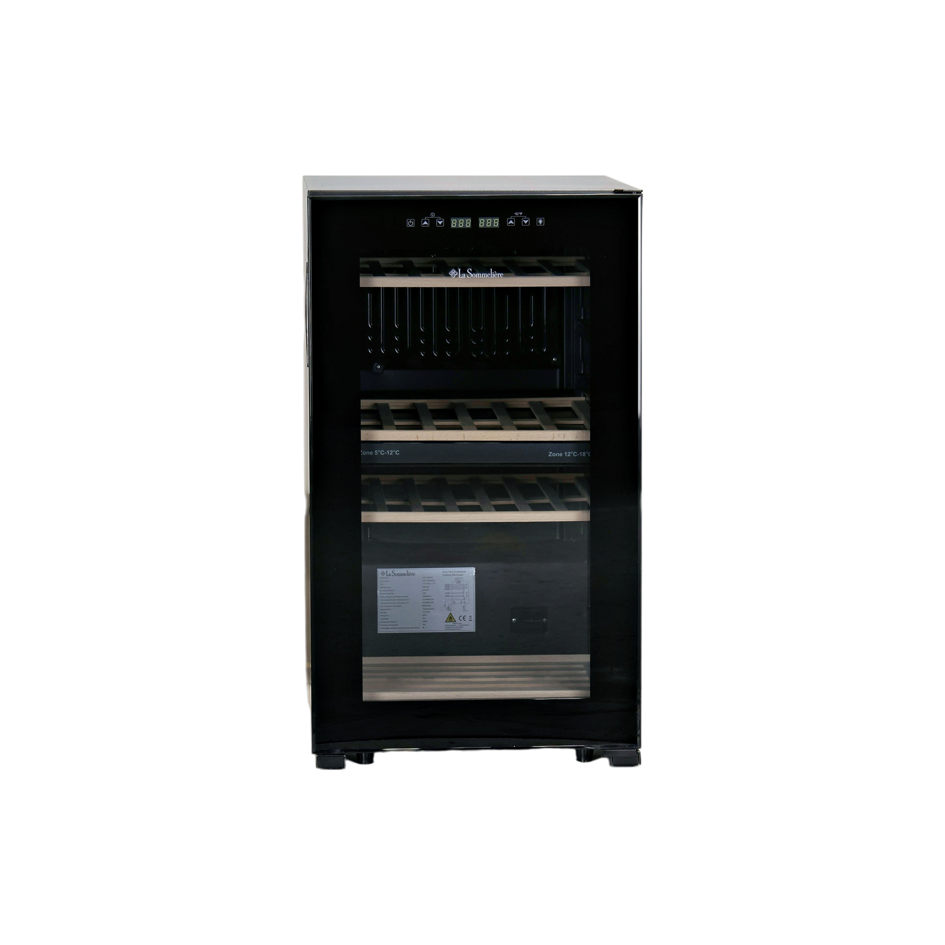 Cave à Vin De Conservation 50 bouteilles Reconditionné LA SOMMELIERE LS51.2ZBLACK