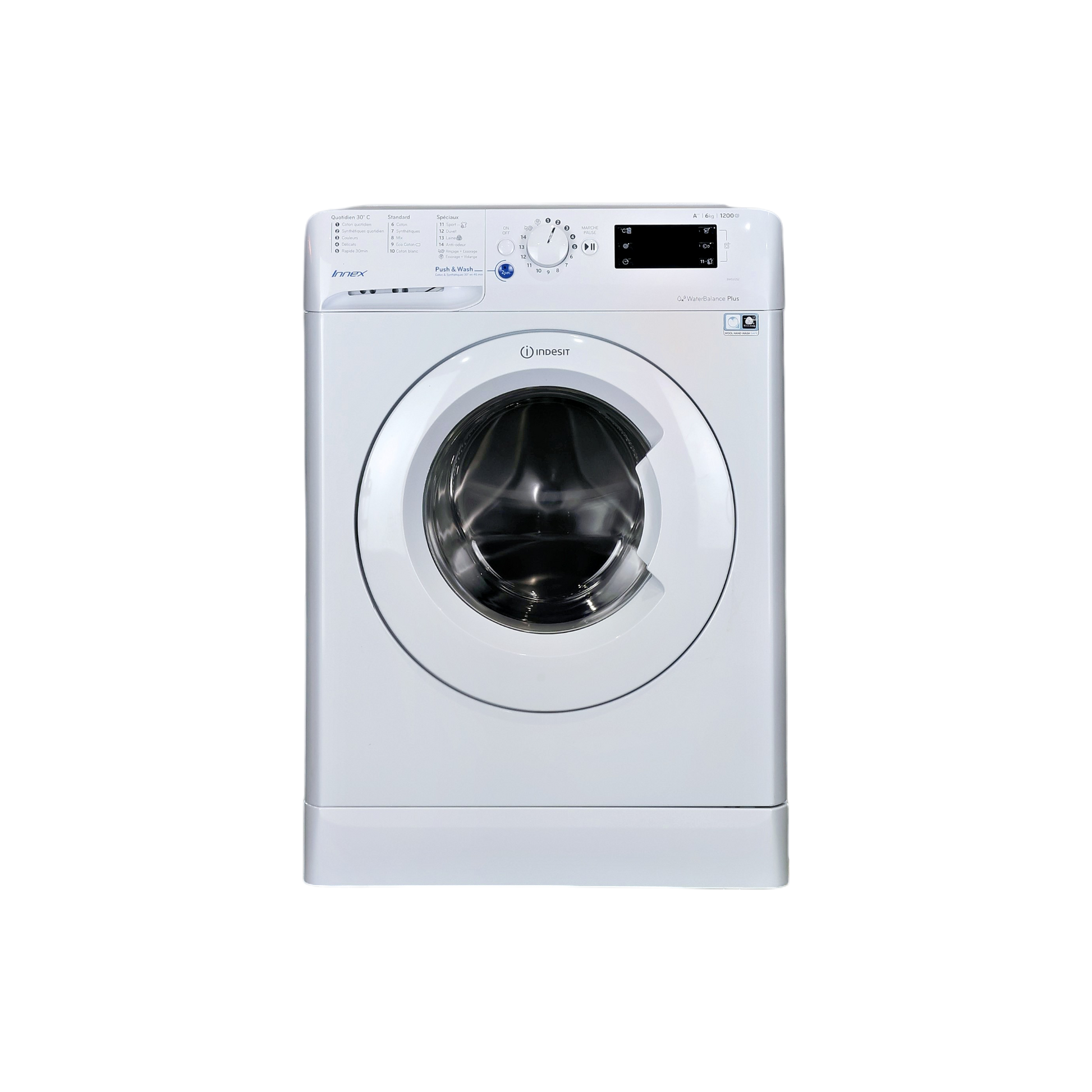 Lave-linge Hublot 6 kg Reconditionné INDESIT BWE 61252 W FR