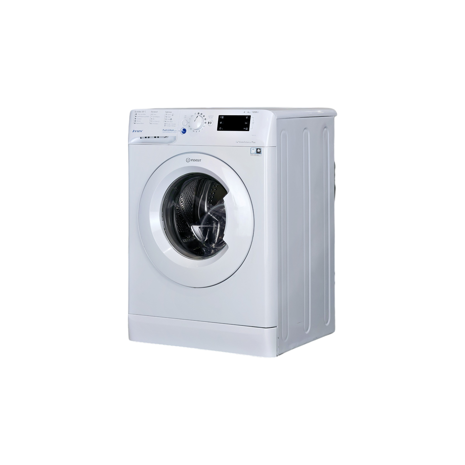 Lave-linge Hublot 6 kg Reconditionné INDESIT BWE 61252 W FR