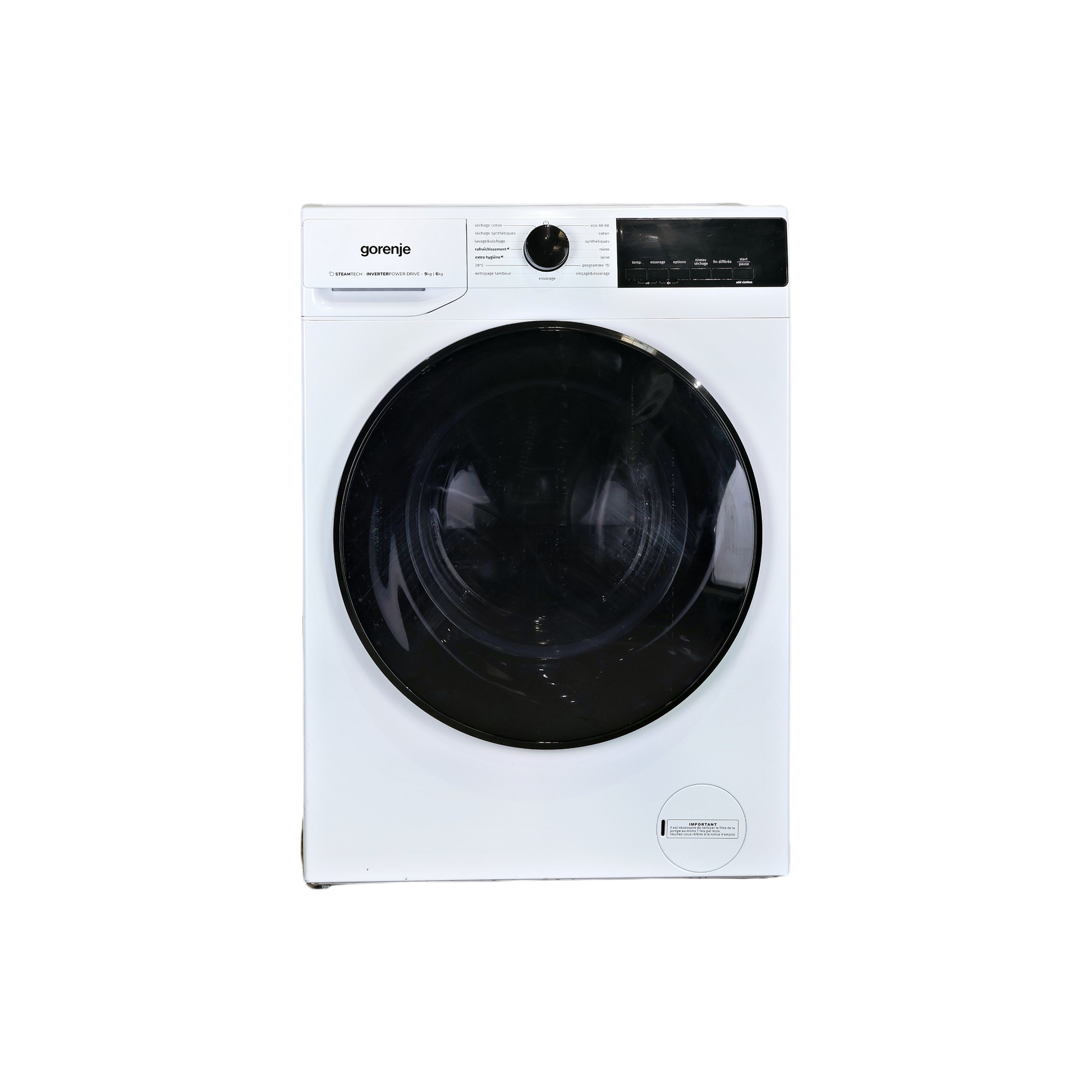 Lave-linge Sechant 9 kg Reconditionné GORENJE WD2A964ADS/FR