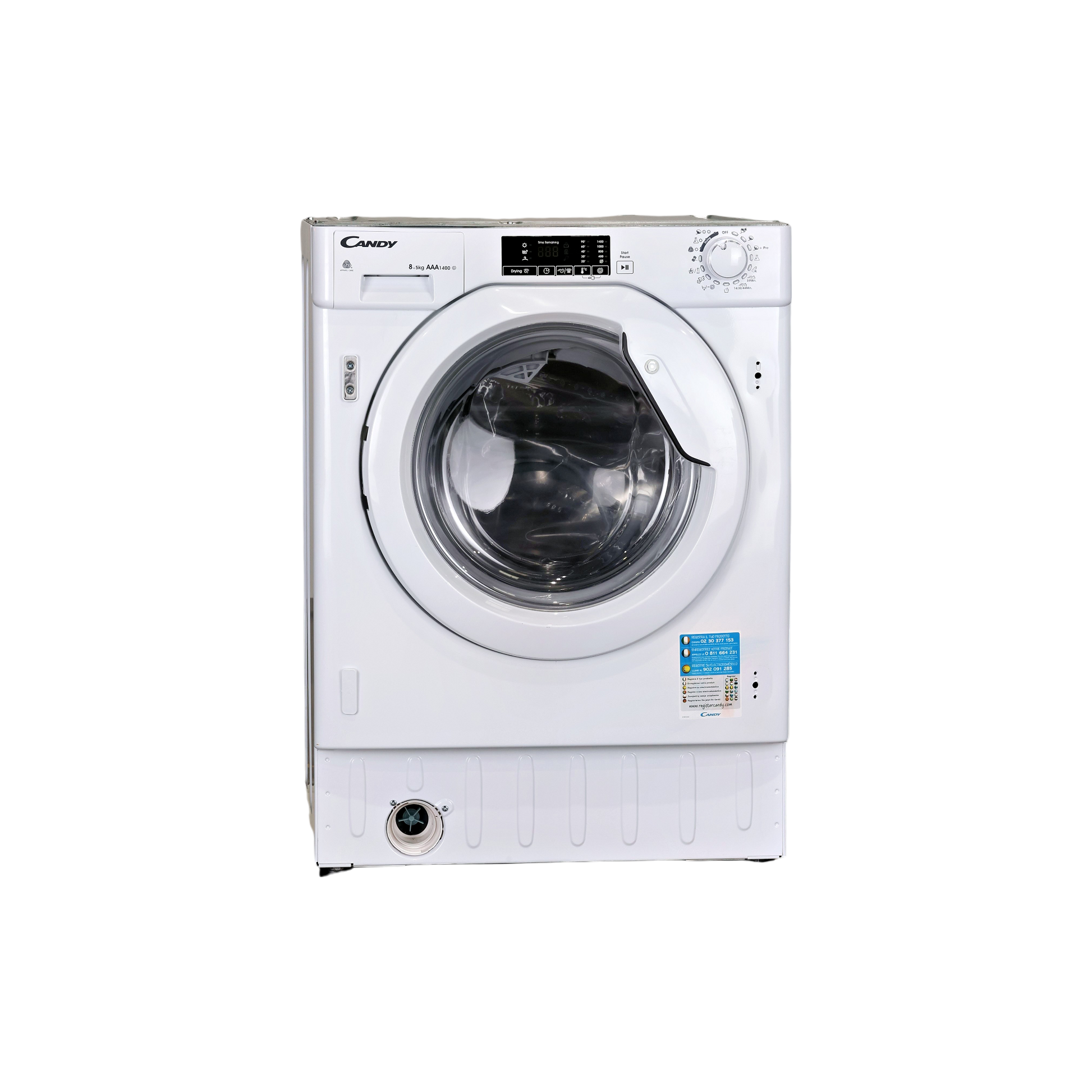 Lave-linge Sechant 8 kg Reconditionné CANDY CBWD8514D-S