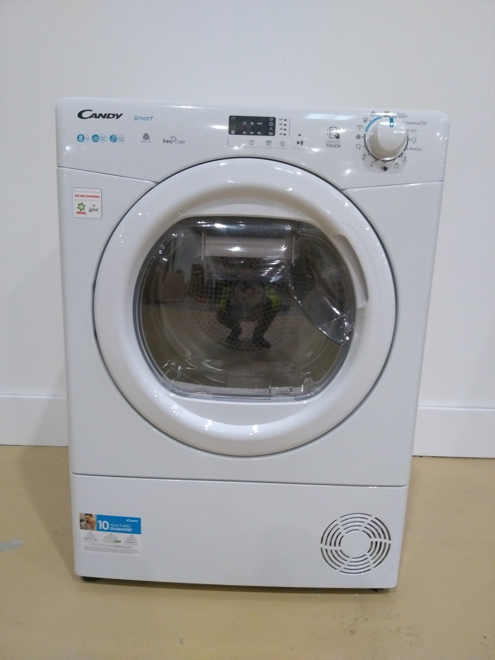 Seche-linge Pompe à Chaleur 8 kg Reconditionné CANDY CSEH8A1LE-S