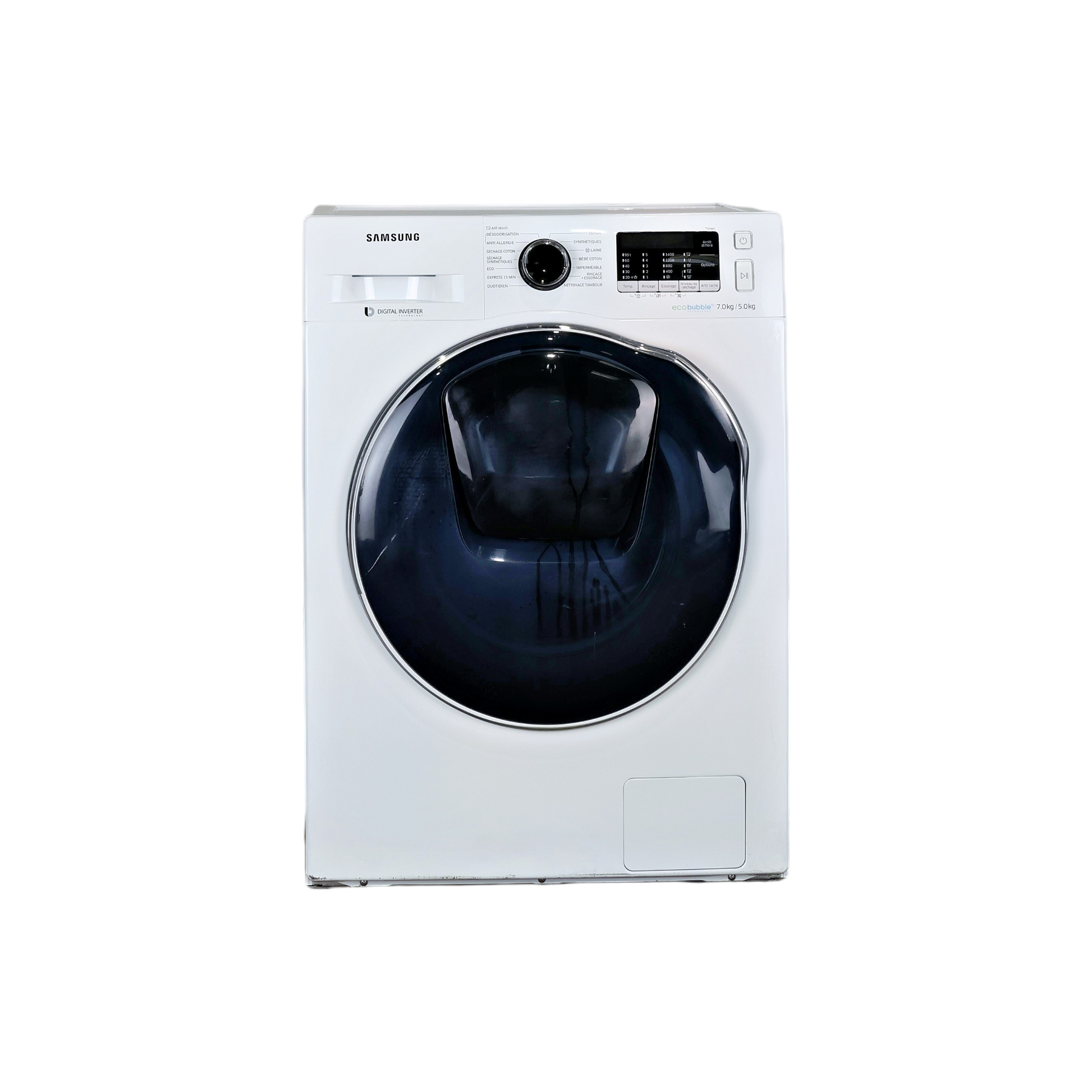 Lave-linge Sechant 7 kg Reconditionné SAMSUNG WD70K5B10OW