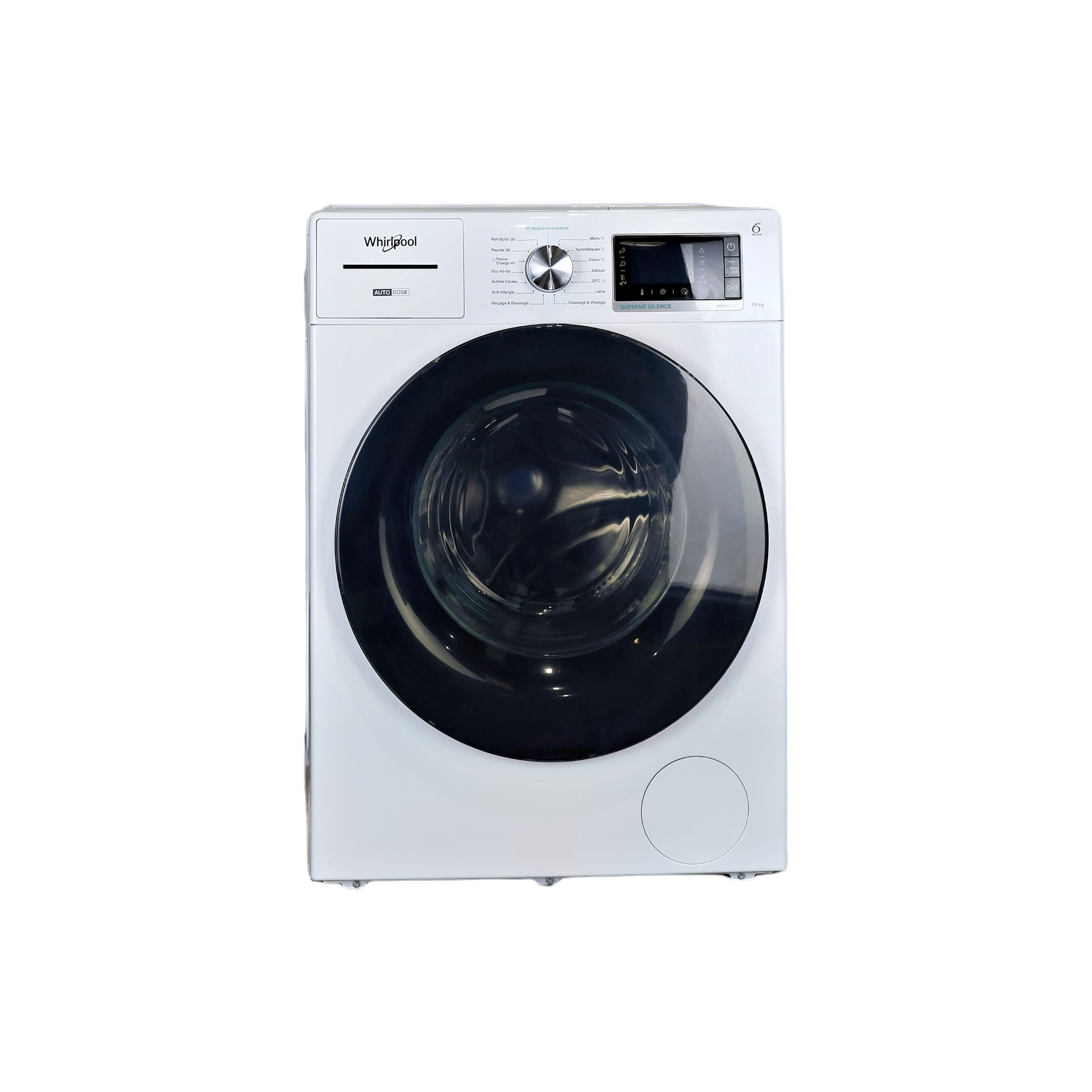 Lave-linge Hublot 10 kg Reconditionné WHIRLPOOL W8W046WBFR