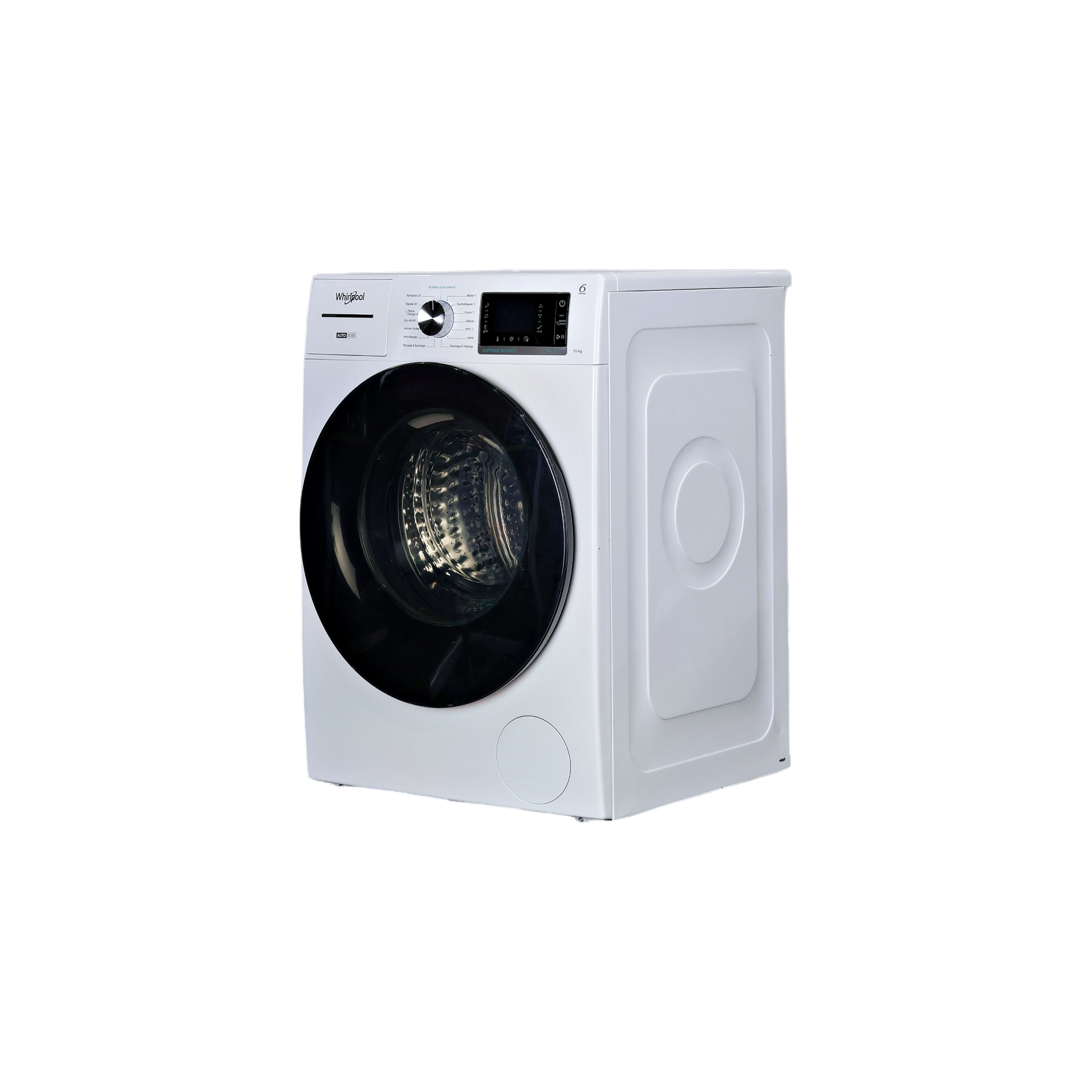 Lave-linge Hublot 10 kg Reconditionné WHIRLPOOL W8W046WBFR