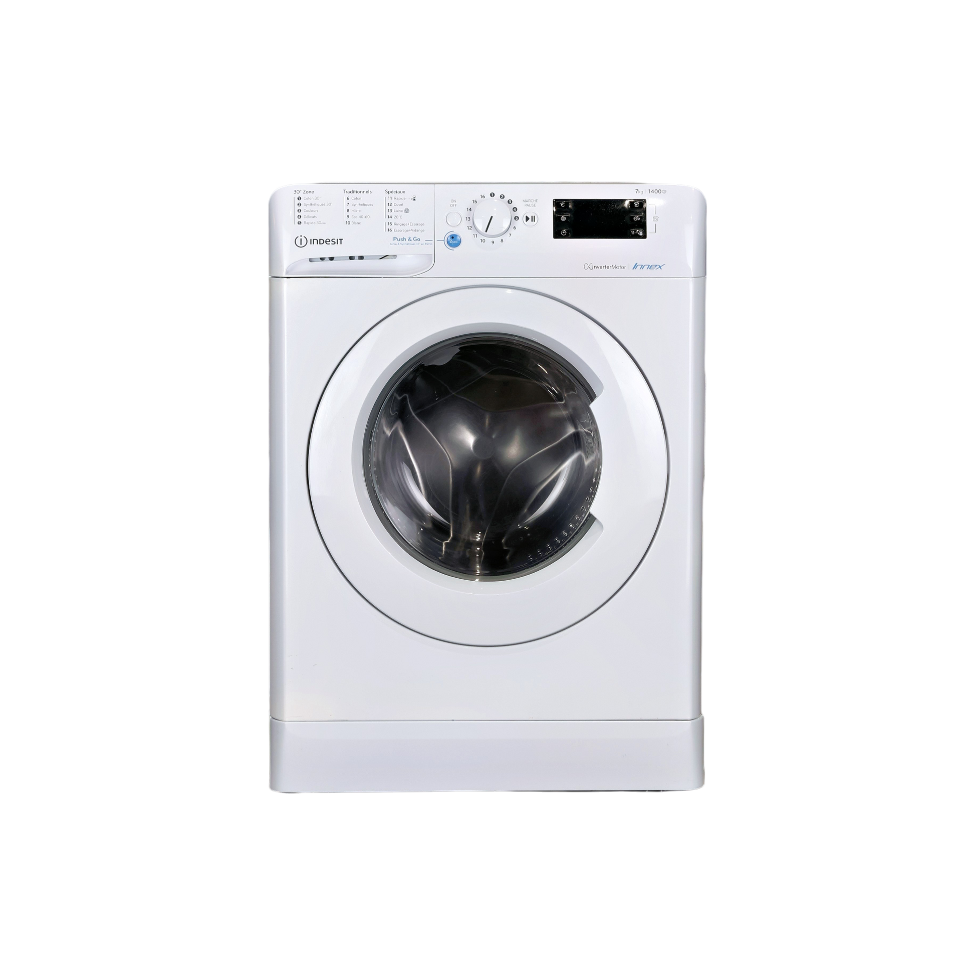 Lave-linge Hublot 7 kg Reconditionné INDESIT BWE71484XWFRN