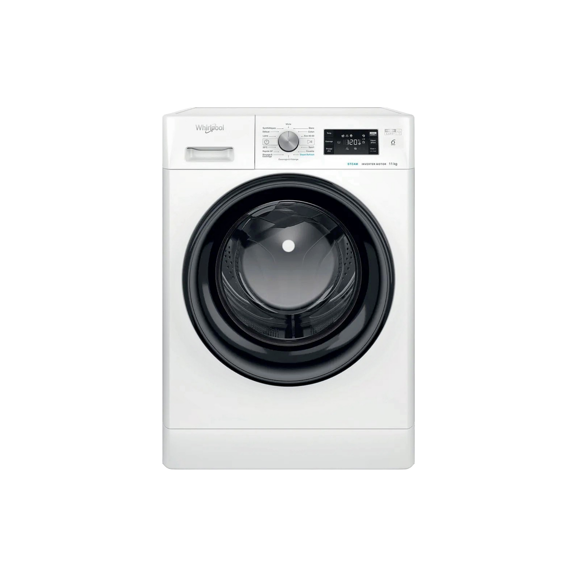 Lave-linge Hublot 11 kg Reconditionné WHIRLPOOL FFBB11469BVFR