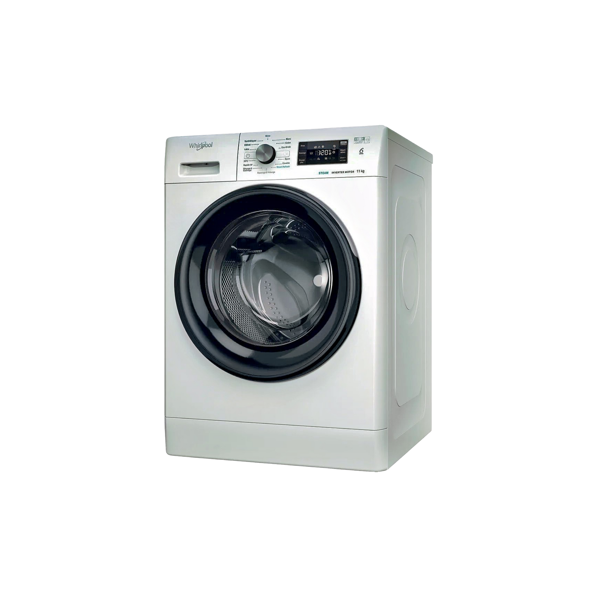 Lave-linge Hublot 11 kg Reconditionné WHIRLPOOL FFBB11469BVFR