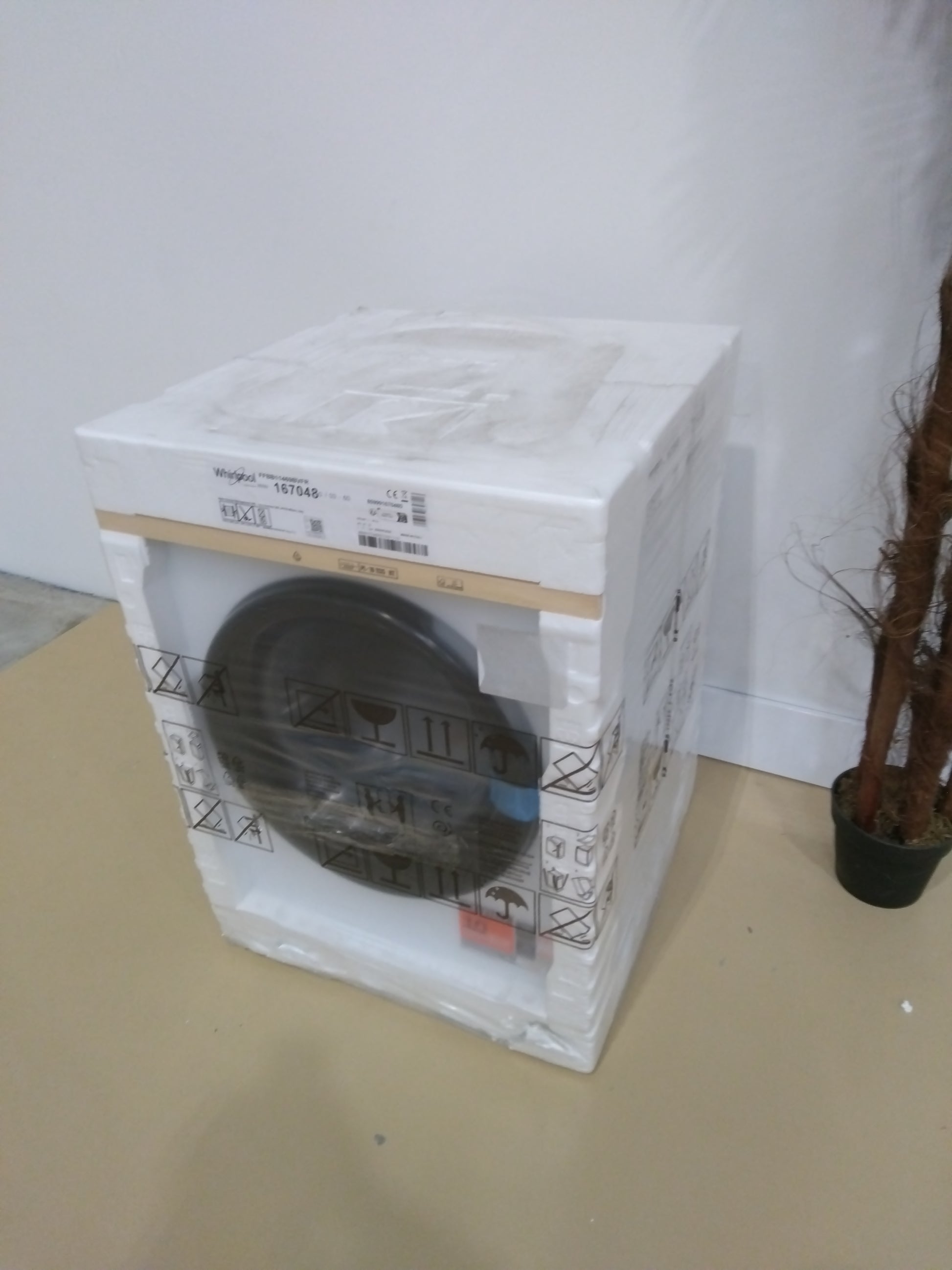 Lave-linge Hublot 11 kg Reconditionné WHIRLPOOL FFBB11469BVFR