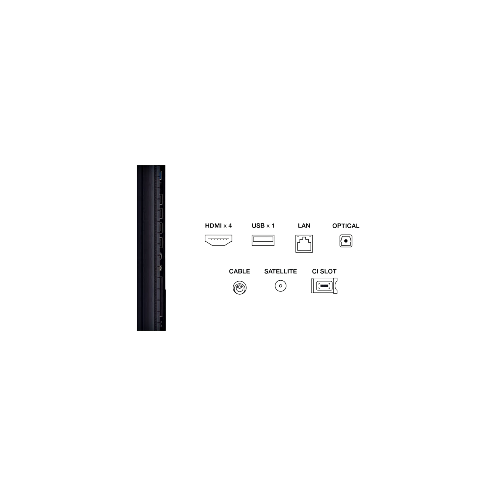 Téléviseur LED 55 pouces Reconditionné TCL 55P8K 139 cm (55")