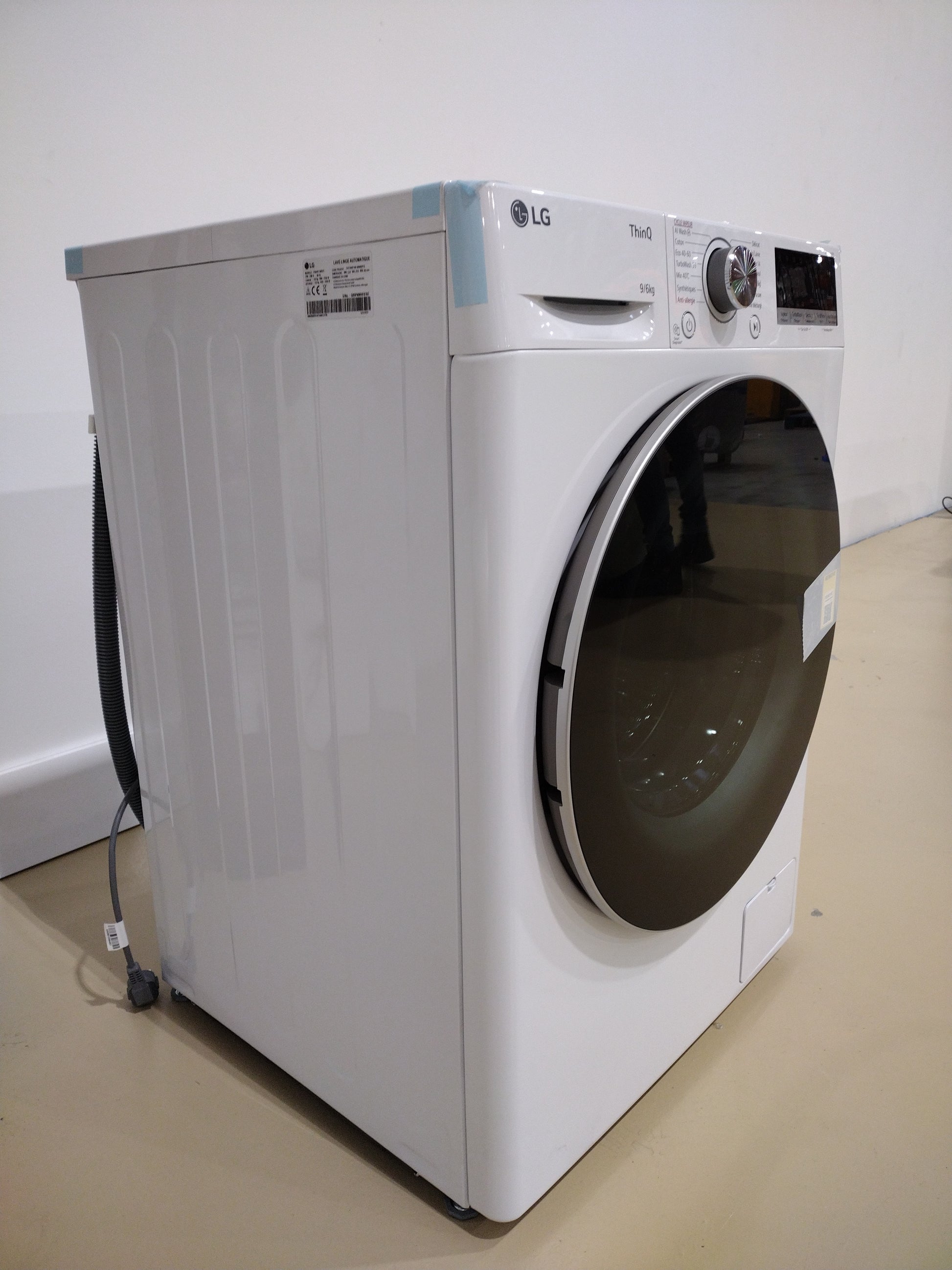 Lave-linge Sechant 9 kg Reconditionné LG F964R71WRST