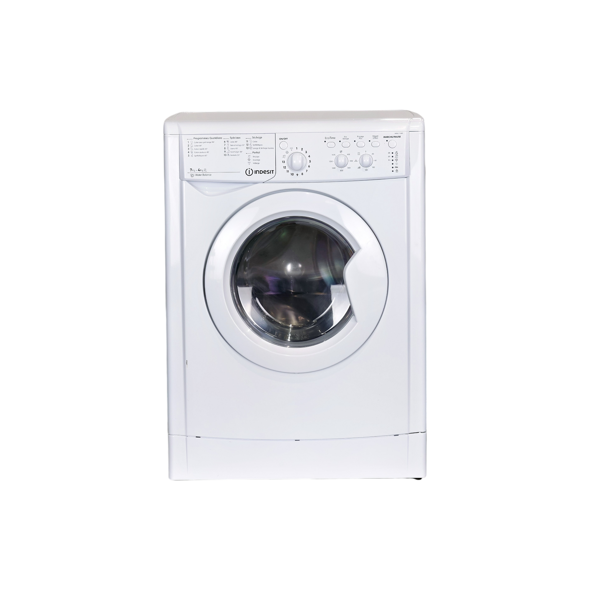 Lave-linge Sechant 7 kg Reconditionné INDESIT IWDC 71680 (FR)