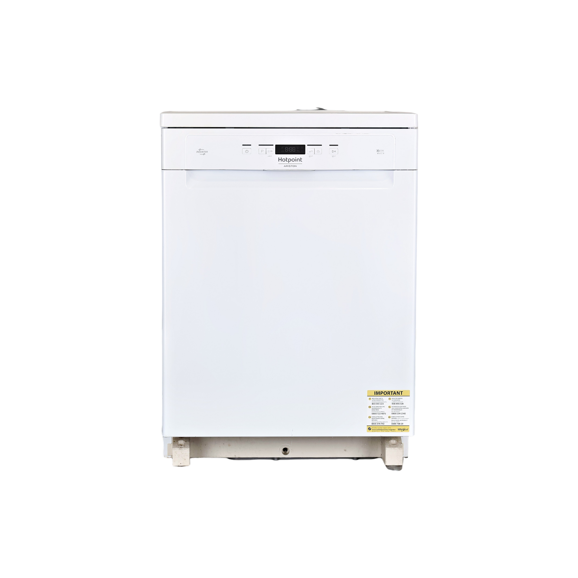 Lave-vaisselle Pose Libre 14 couverts Reconditionné HOTPOINT HFC3C34W