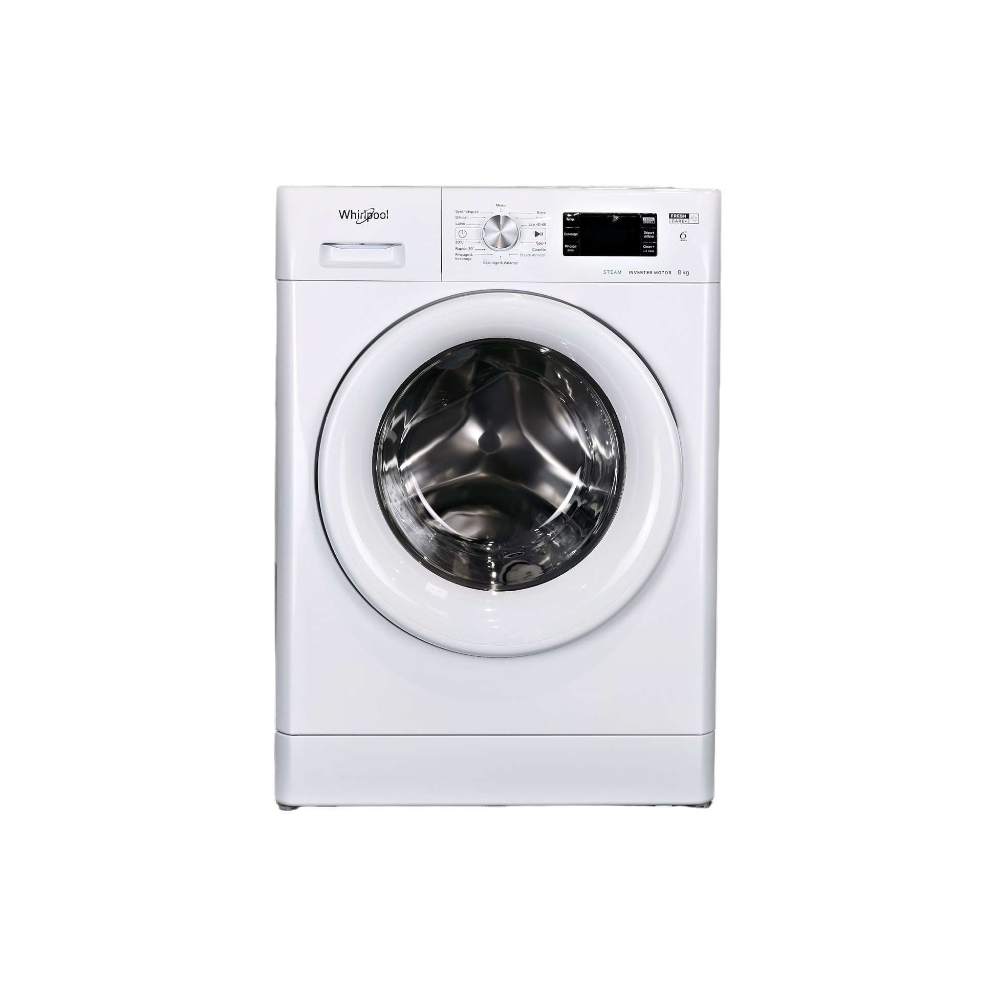 Lave-linge Hublot 8 kg Reconditionné WHIRLPOOL FFBS8469WVFR