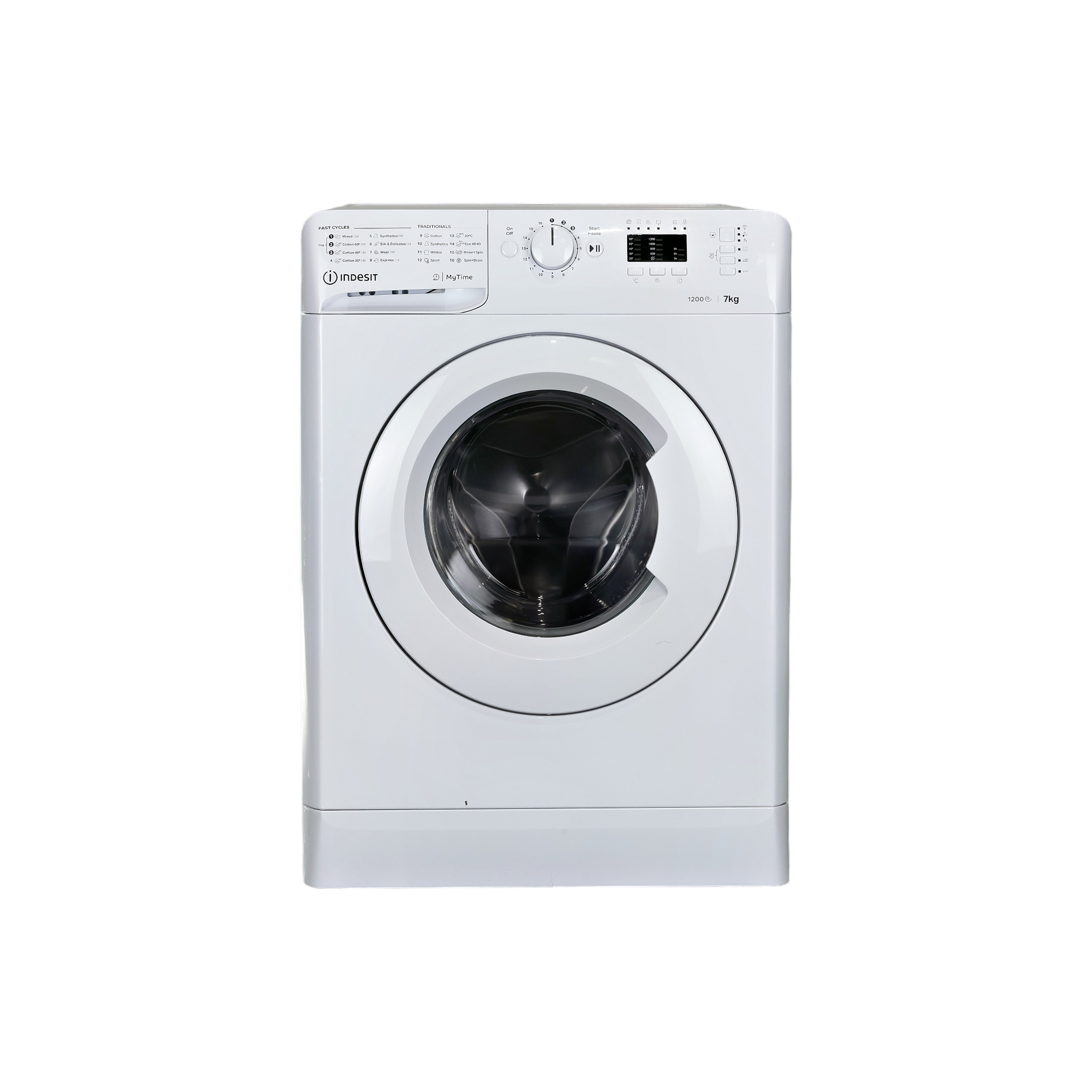 Lave-linge Hublot 7 kg Reconditionné INDESIT MTWA71252WEE