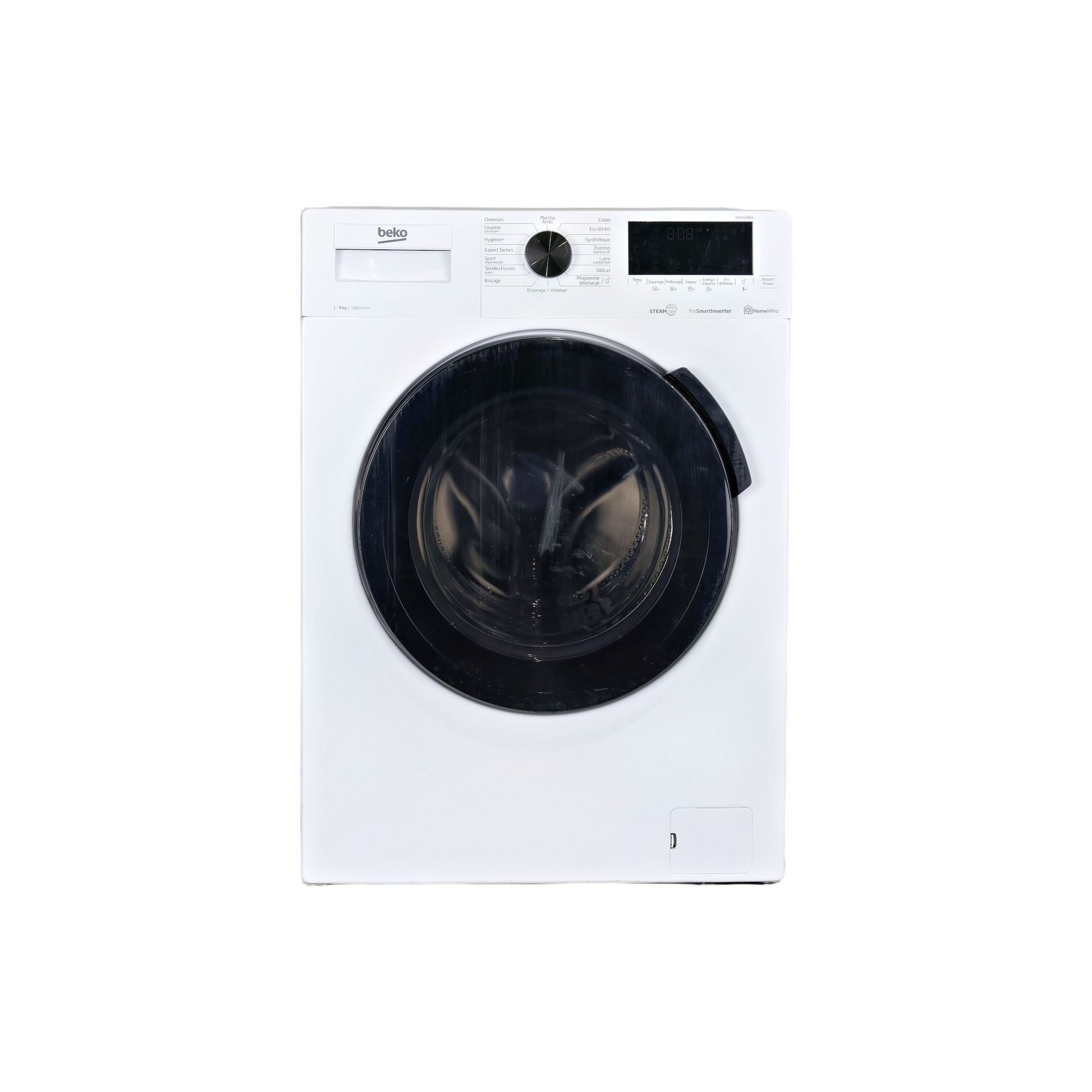 Lave-linge Hublot 9 kg Reconditionné BEKO WTS9400W3