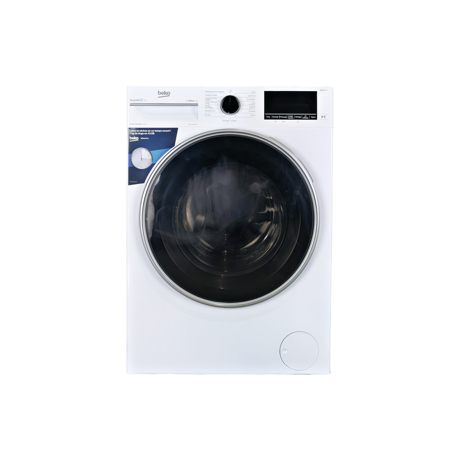Lave-linge Sechant 10 kg Reconditionné BEKO B5DFT5104412W