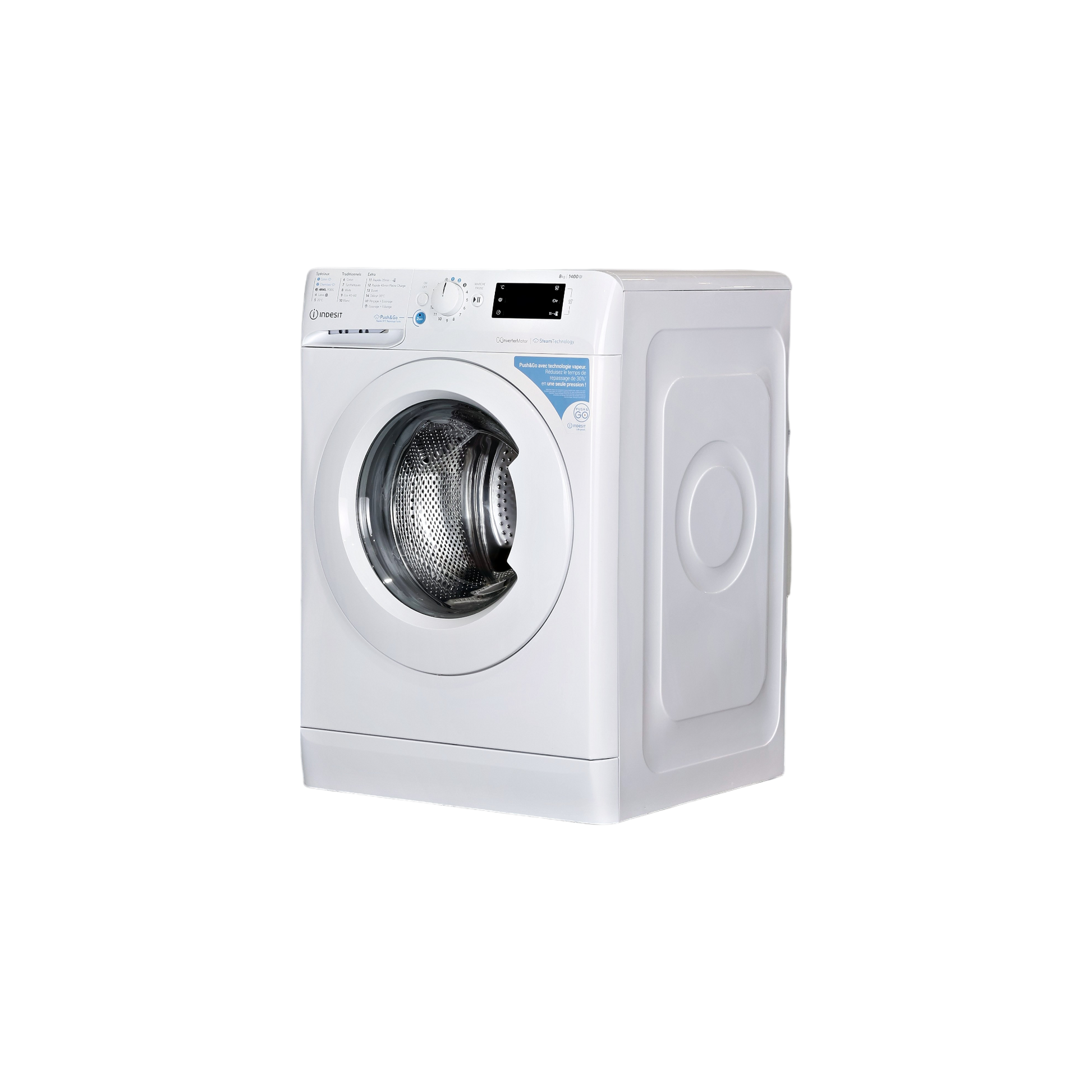 Lave-linge Hublot 8 kg Reconditionné INDESIT BWE81496XWVFR
