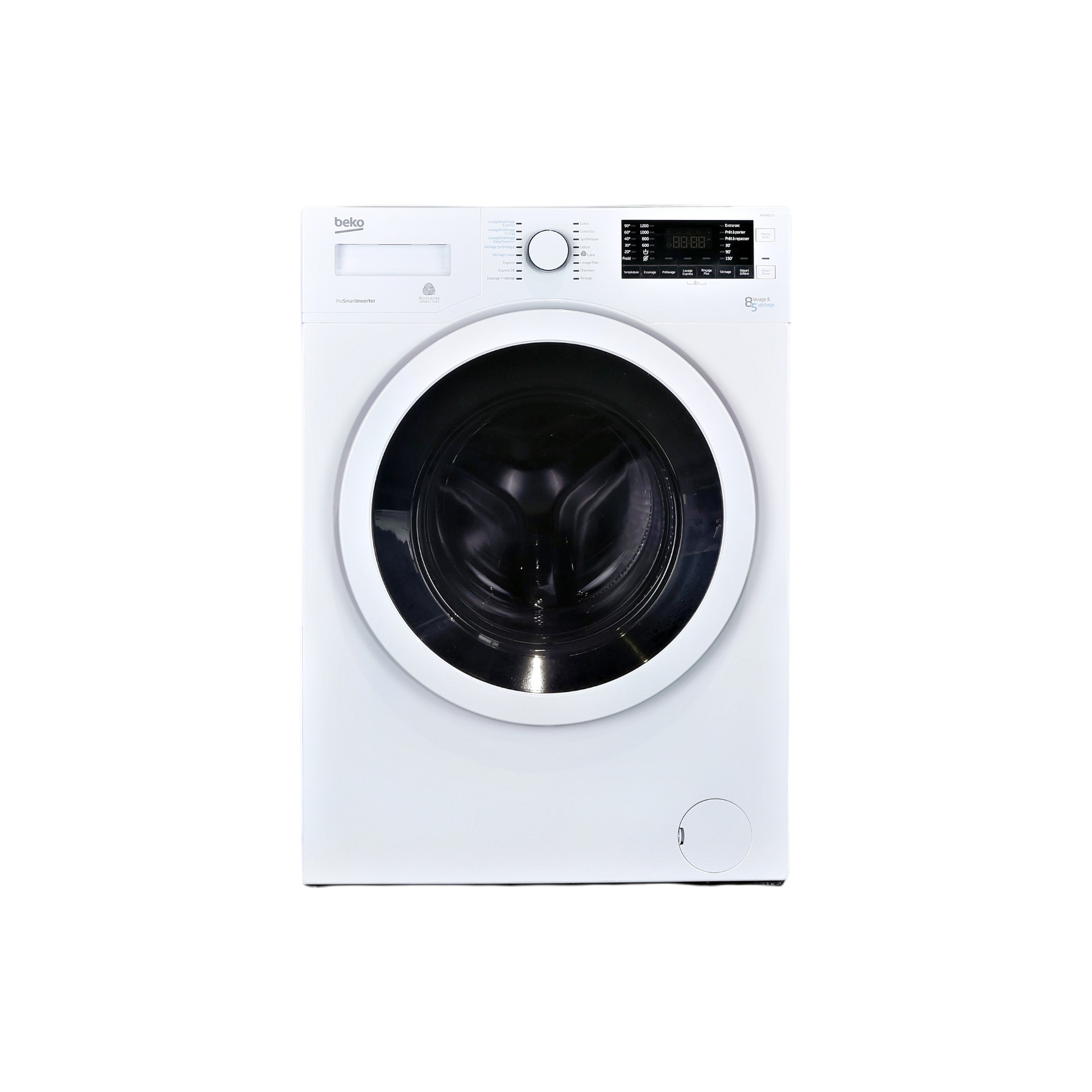 Lave-linge Sechant 8 kg Reconditionné BEKO Wdw85120