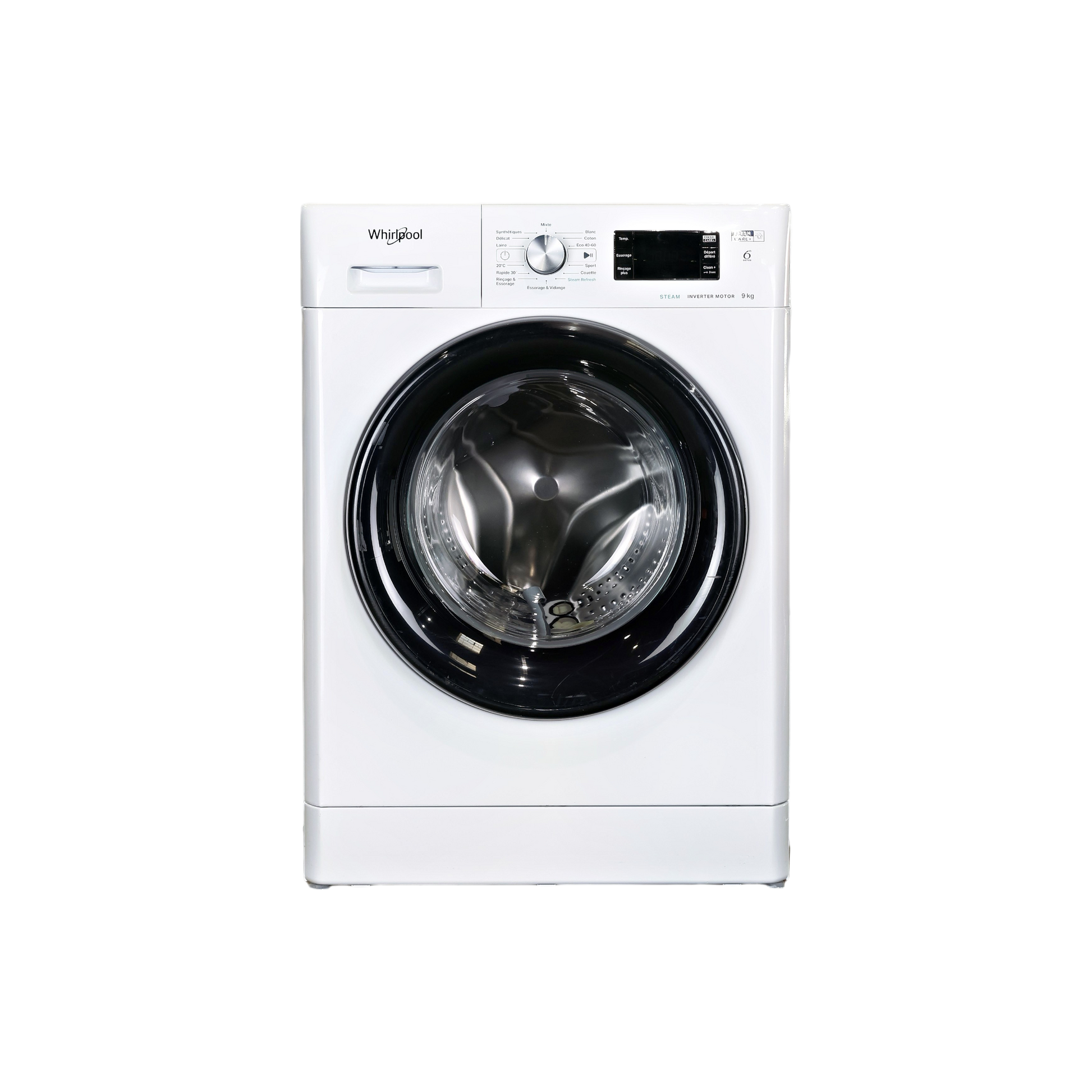 Lave-linge Hublot 9 kg Reconditionné WHIRLPOOL FFBP9469BVFR