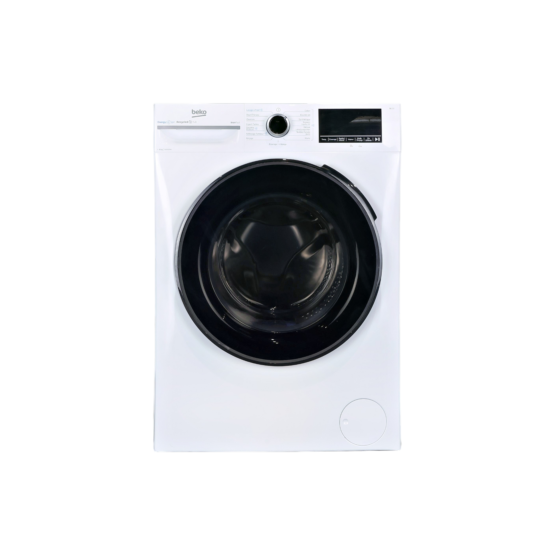 Lave-linge Hublot 10 kg Reconditionné BEKO BM3WFT410451C