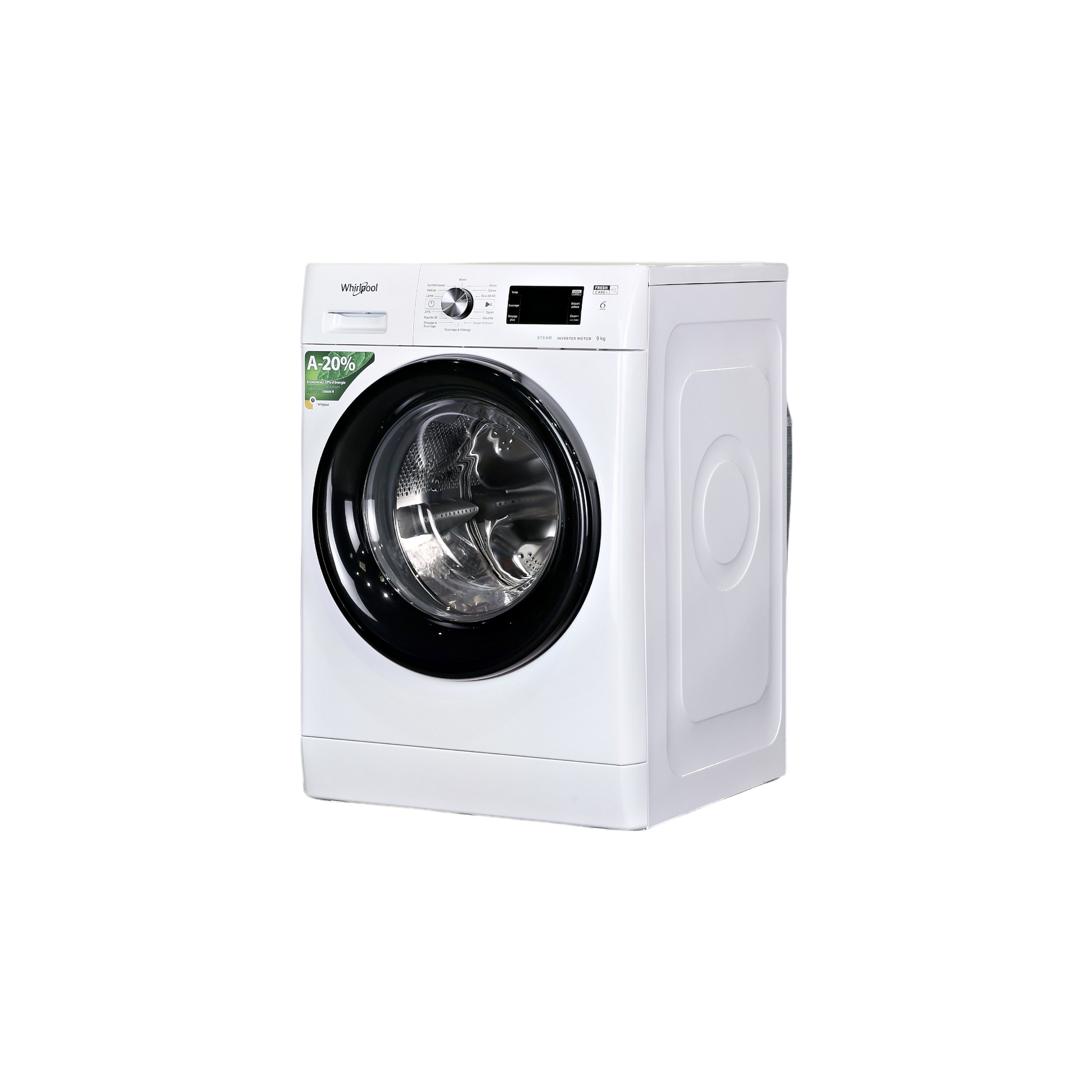 Lave-linge Hublot 9 kg Reconditionné WHIRLPOOL FFBB9489BVFR
