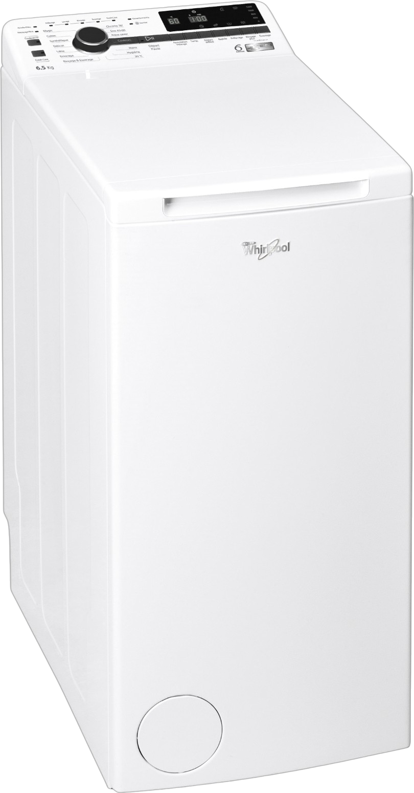 Lave-linge Top 6.5 kg Reconditionné WHIRLPOOL TDLRB65342BSFR