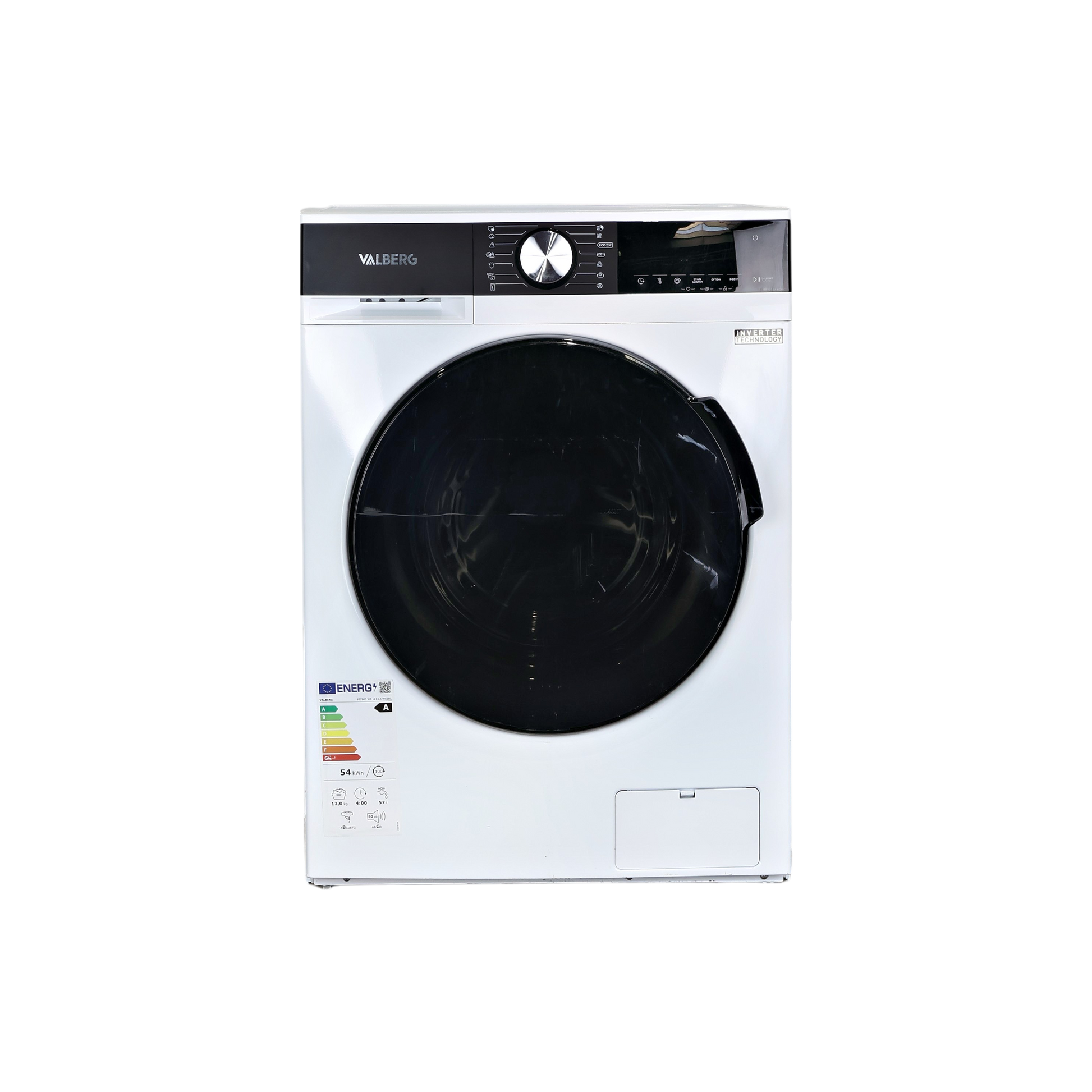 Lave-linge Hublot 12 kg Reconditionné VALBERG WF 1214 A W566C