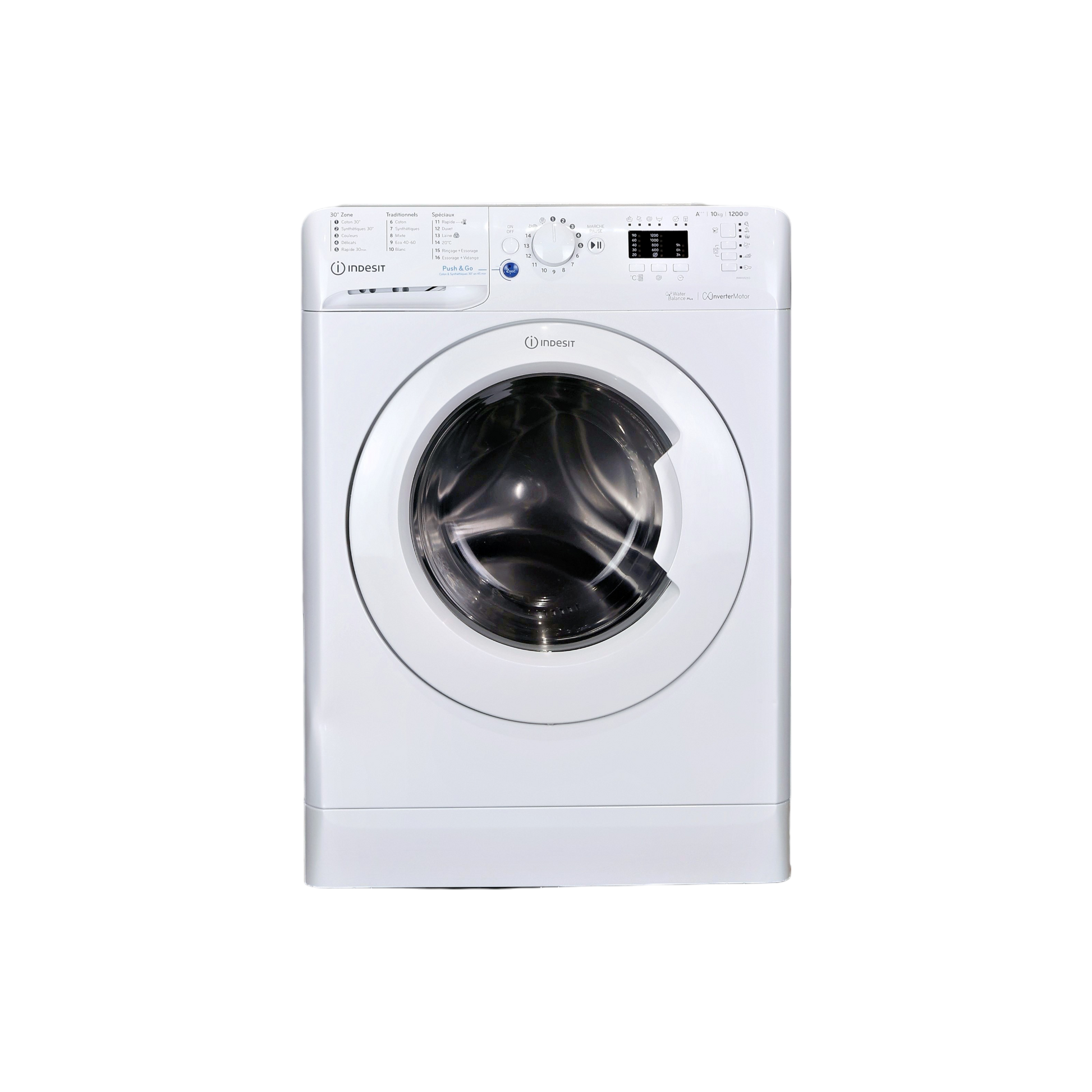 Lave-linge Hublot 10 kg Reconditionné INDESIT BWA 101283X W FR