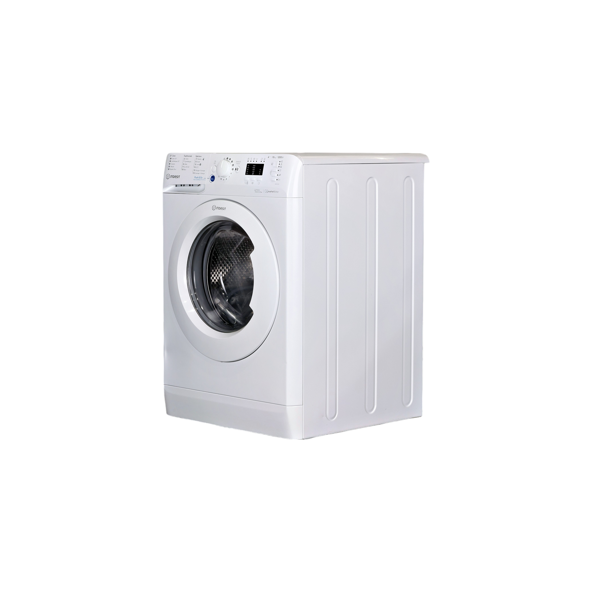 Lave-linge Hublot 10 kg Reconditionné INDESIT BWA 101283X W FR