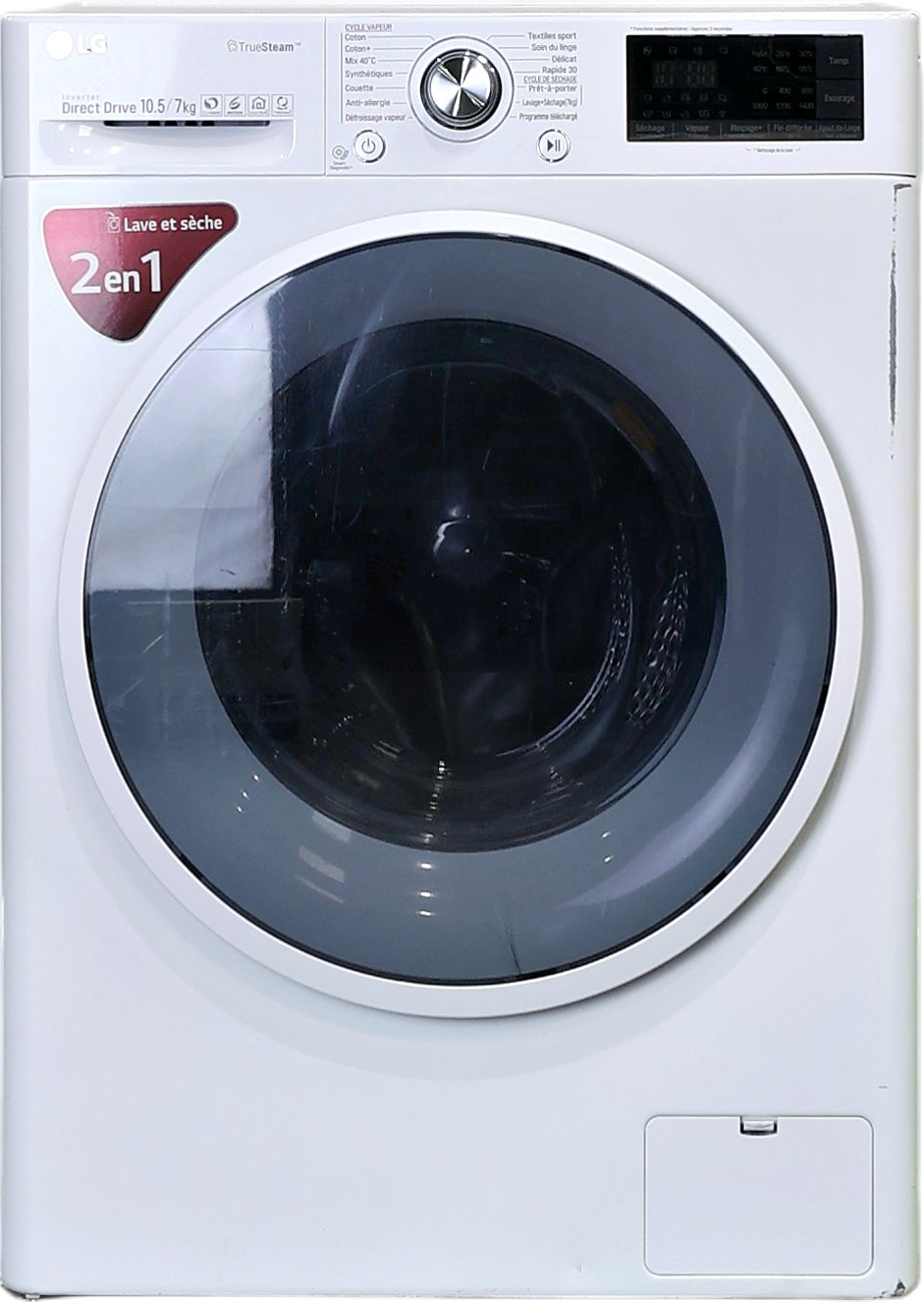 Lave-linge Sechant 10.5 kg Reconditionné LG F174J82WRHT
