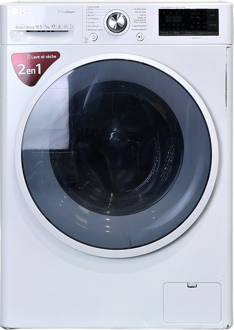 Lave-linge Sechant 10.5 kg Reconditionné LG F174J82WRHT