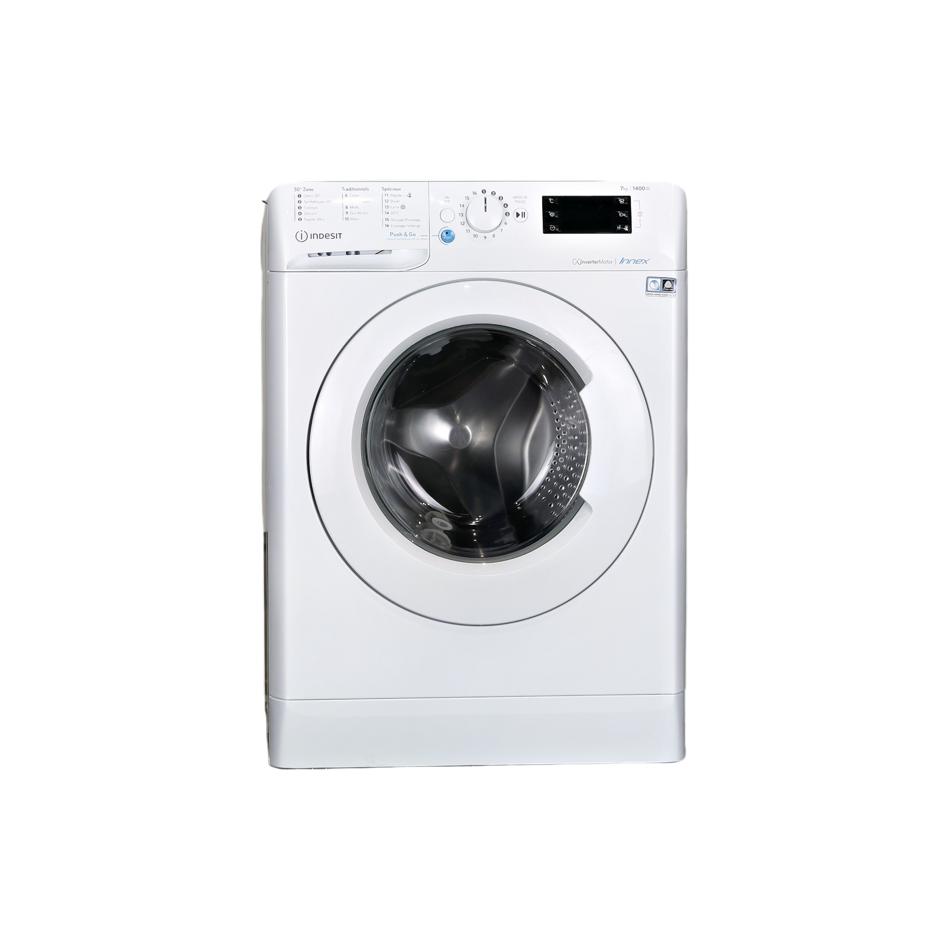 Lave-linge Hublot 7 kg Reconditionné INDESIT BWE71484XWFRN
