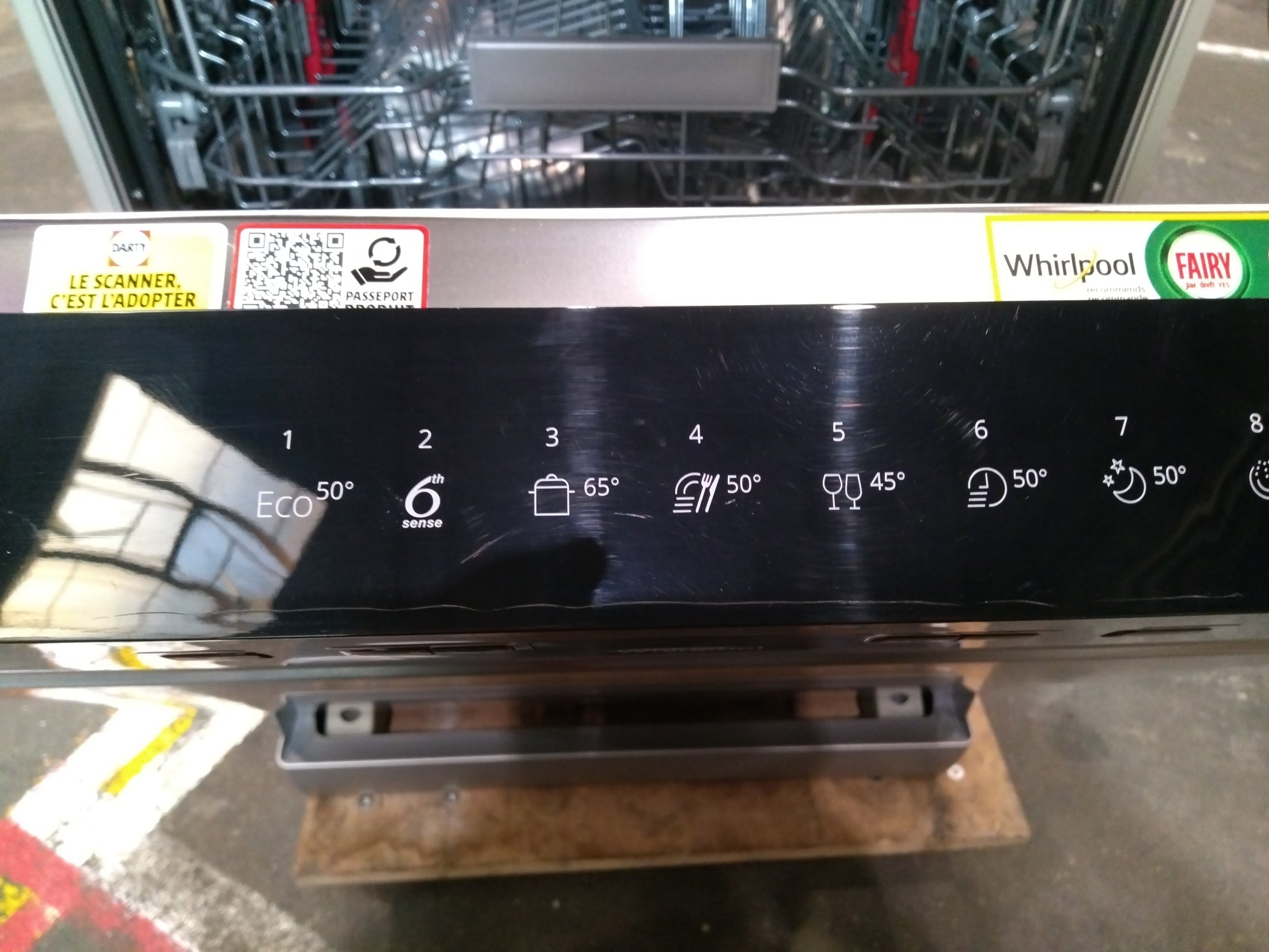 Lave-vaisselle Pose Libre 14 couverts Reconditionné WHIRLPOOL WFC3C34PX