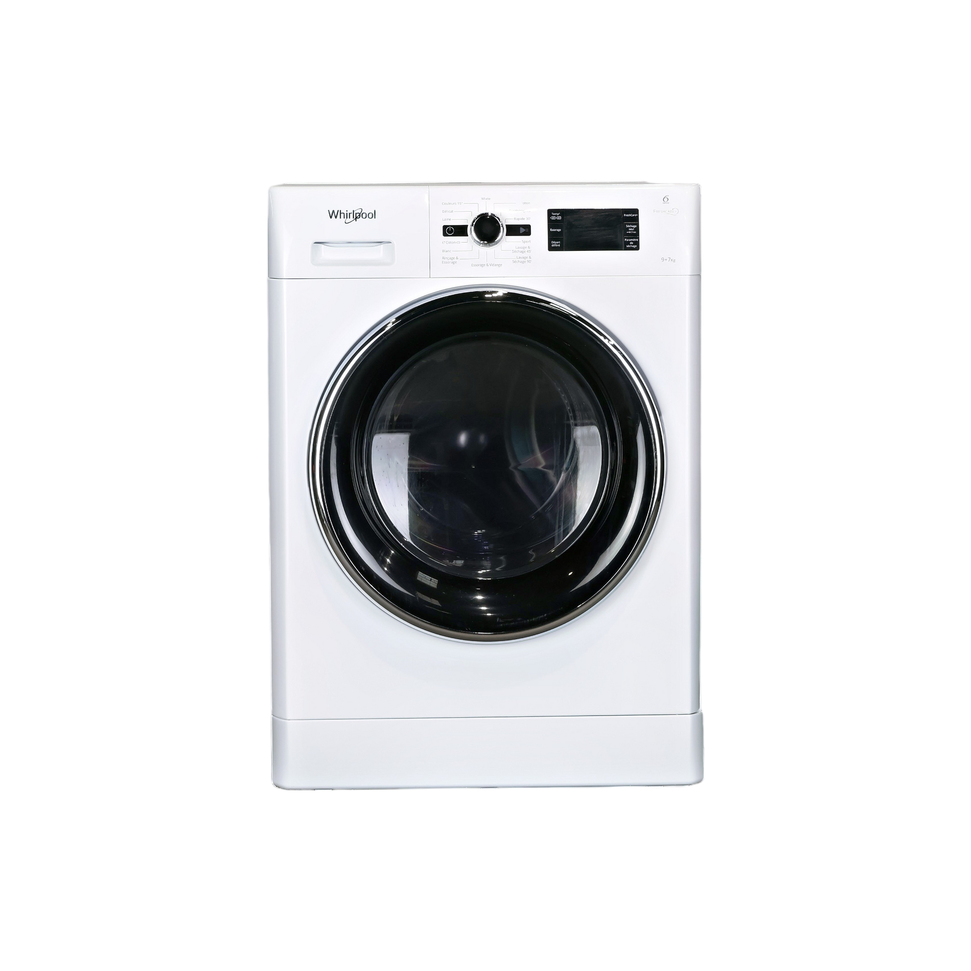Lave-linge Sechant 9 kg Reconditionné WHIRLPOOL FWDG97168BXFR