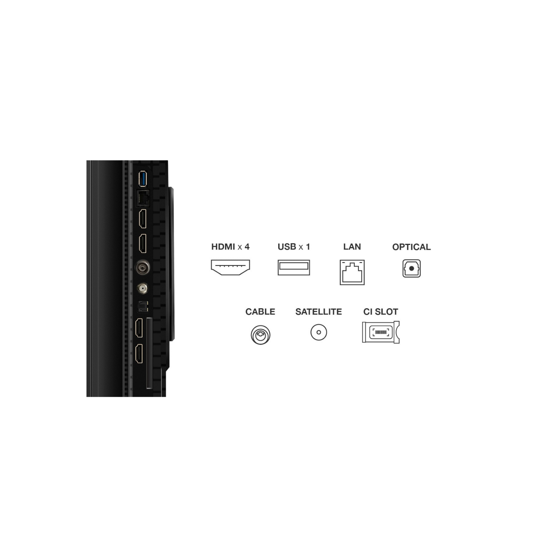 Téléviseur LED 65 pouces Reconditionné TCL 65P89K 164 cm (65")