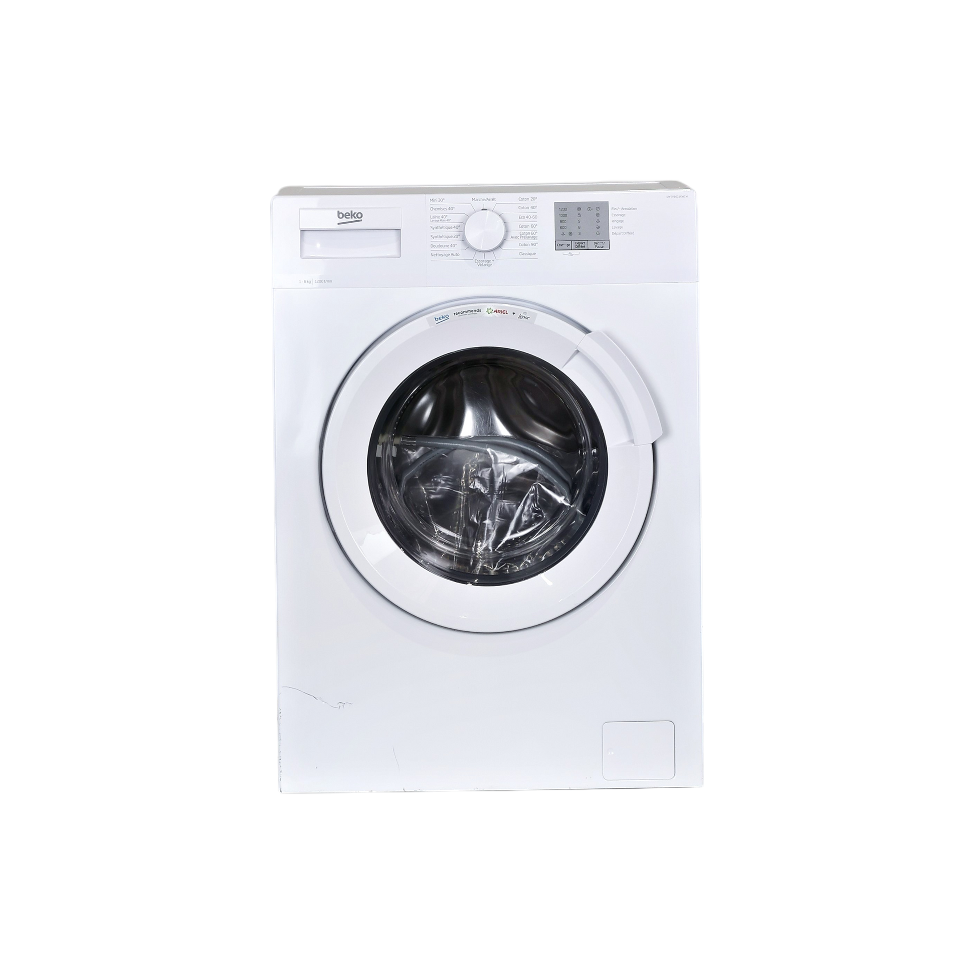 Lave-linge Hublot 6 kg Reconditionné BEKO DWTV6621XW1W
