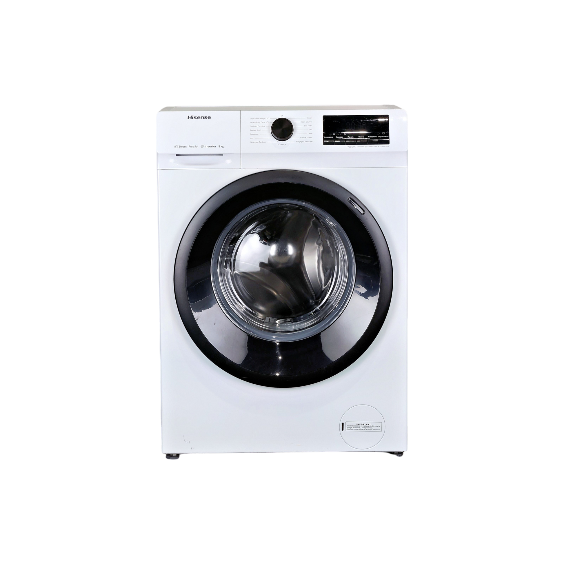 Lave-linge Hublot 8 kg Reconditionné HISENSE WF8014QAEVJM