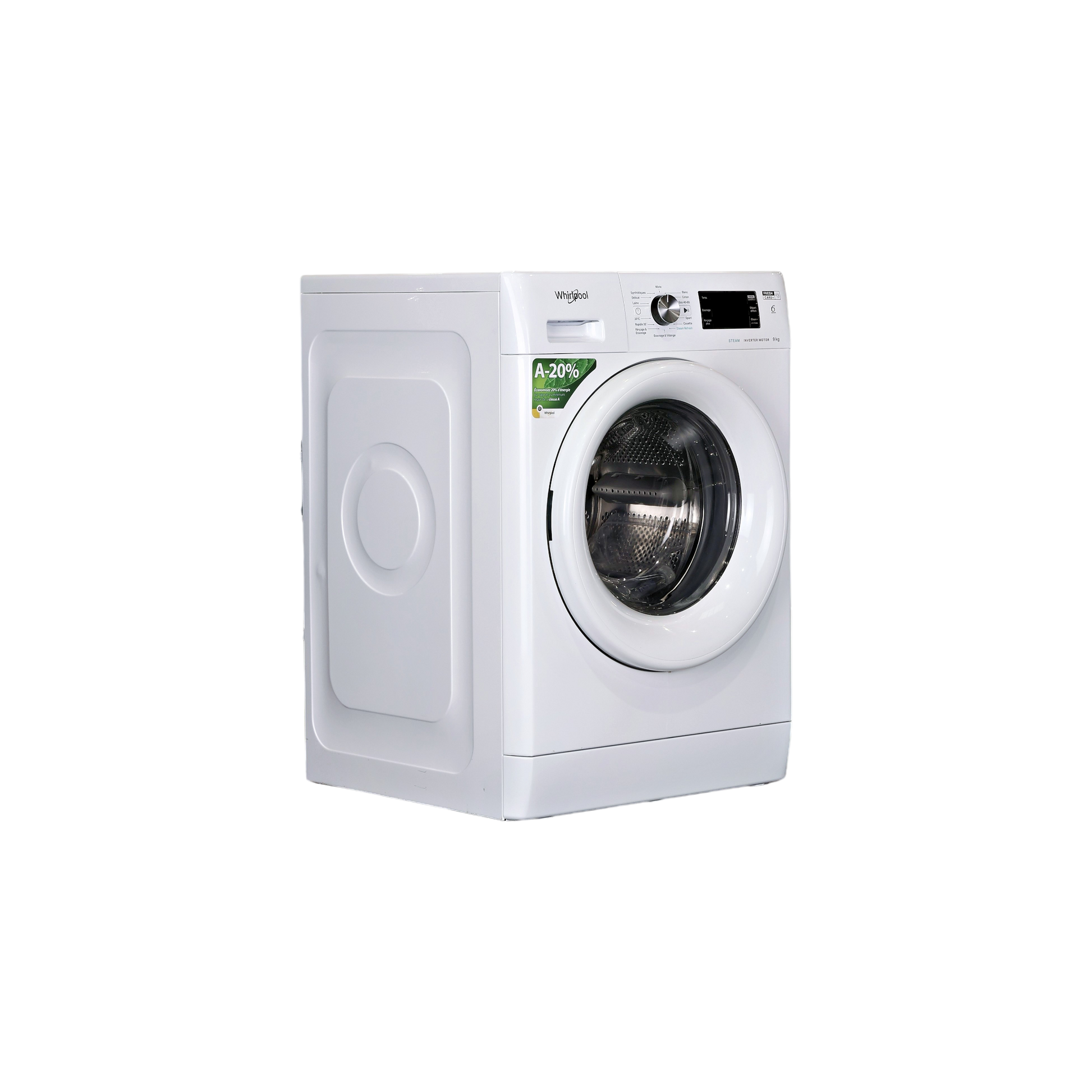 Lave-linge Hublot 9 kg Reconditionné WHIRLPOOL FFBP9489BVFR