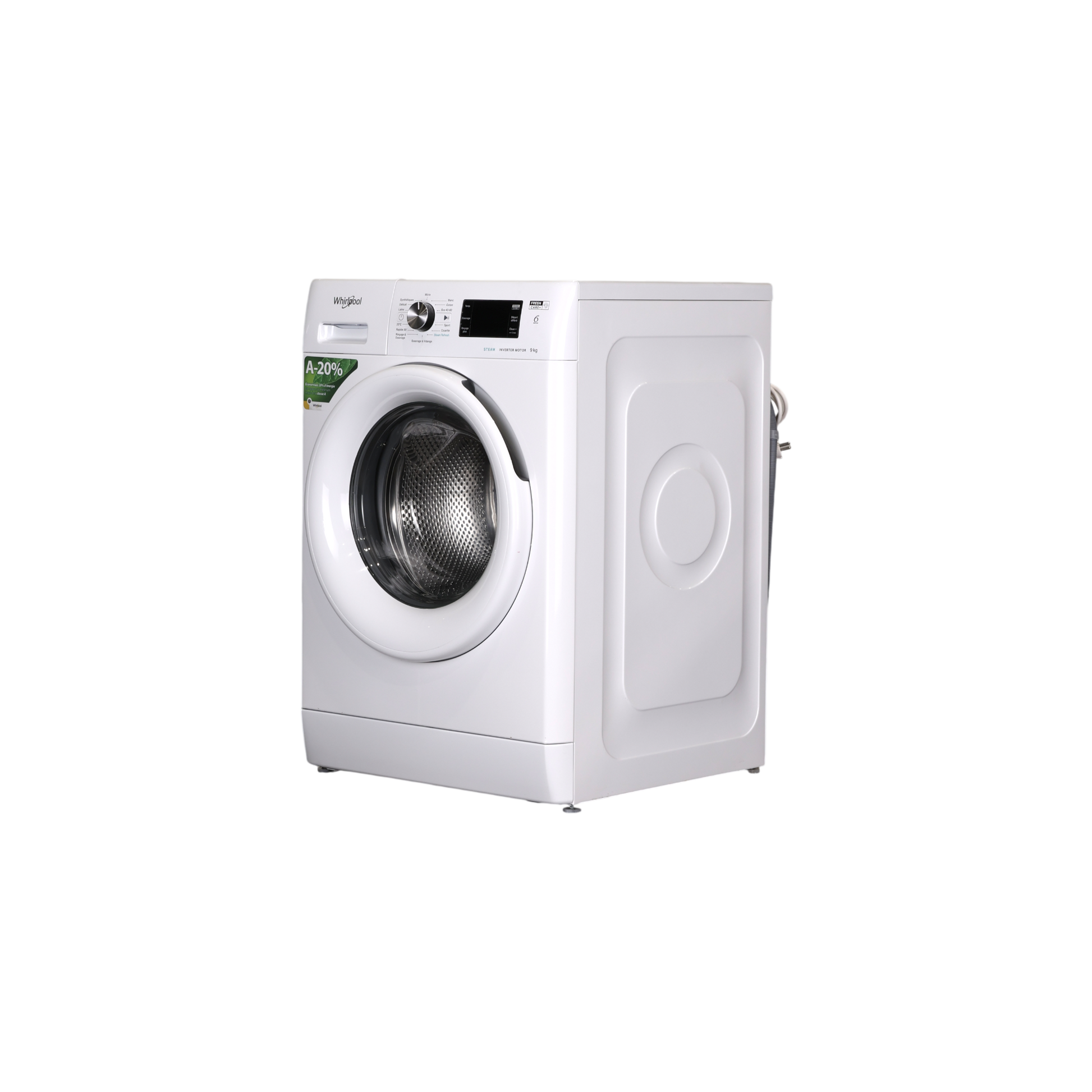 Lave-linge Hublot 9 kg Reconditionné WHIRLPOOL FFBP9489BVFR