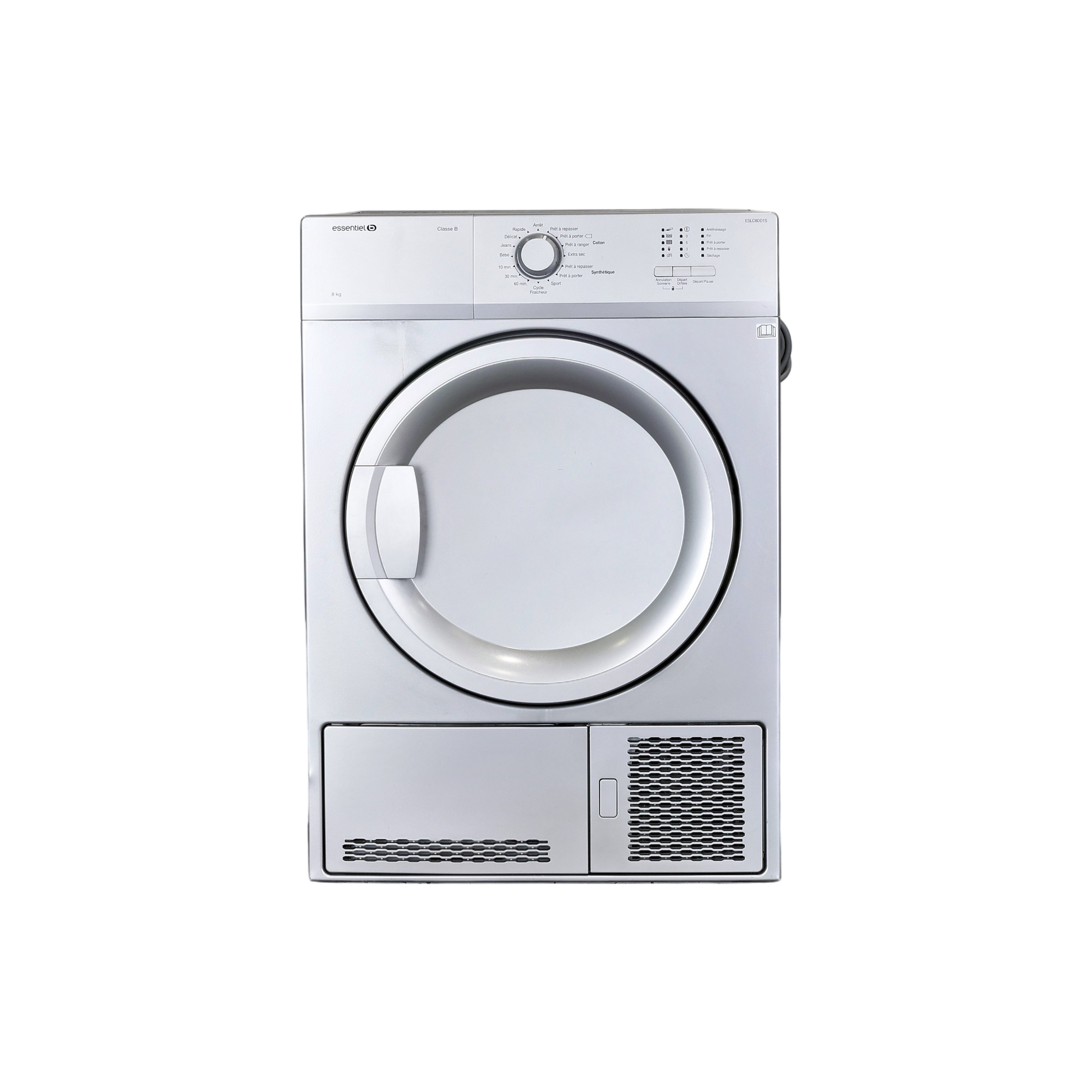 Seche-linge à Condensation 8kg kg Reconditionné ESSENTIEL B ESLC8DD1S