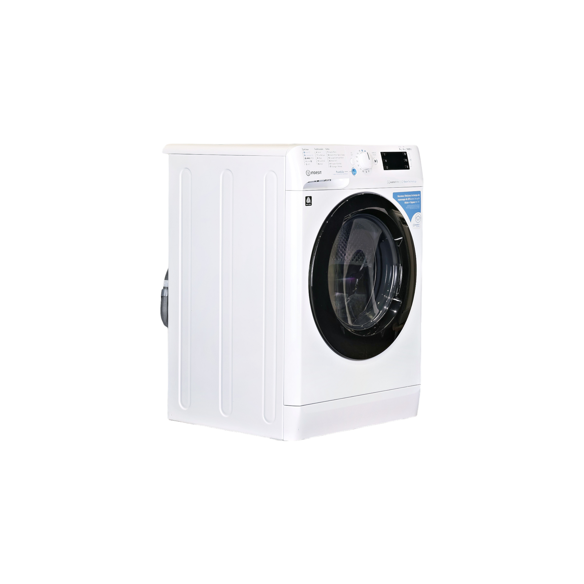 Lave-linge Sechant 9 kg Reconditionné INDESIT BDE96435WKVFR
