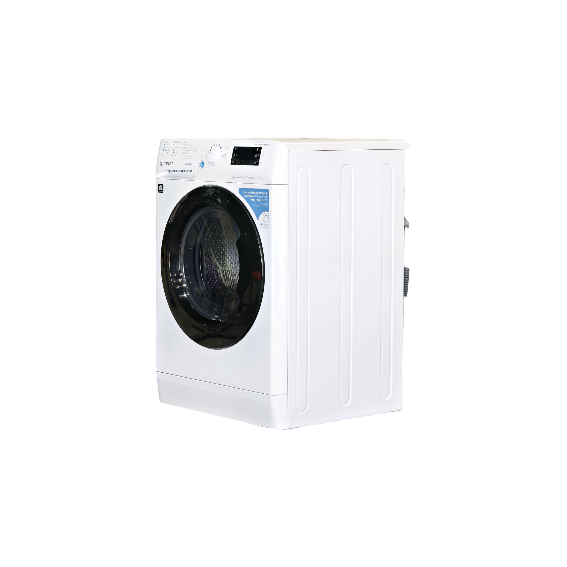 Lave-linge Sechant 9 kg Reconditionné INDESIT BDE96435WKVFR