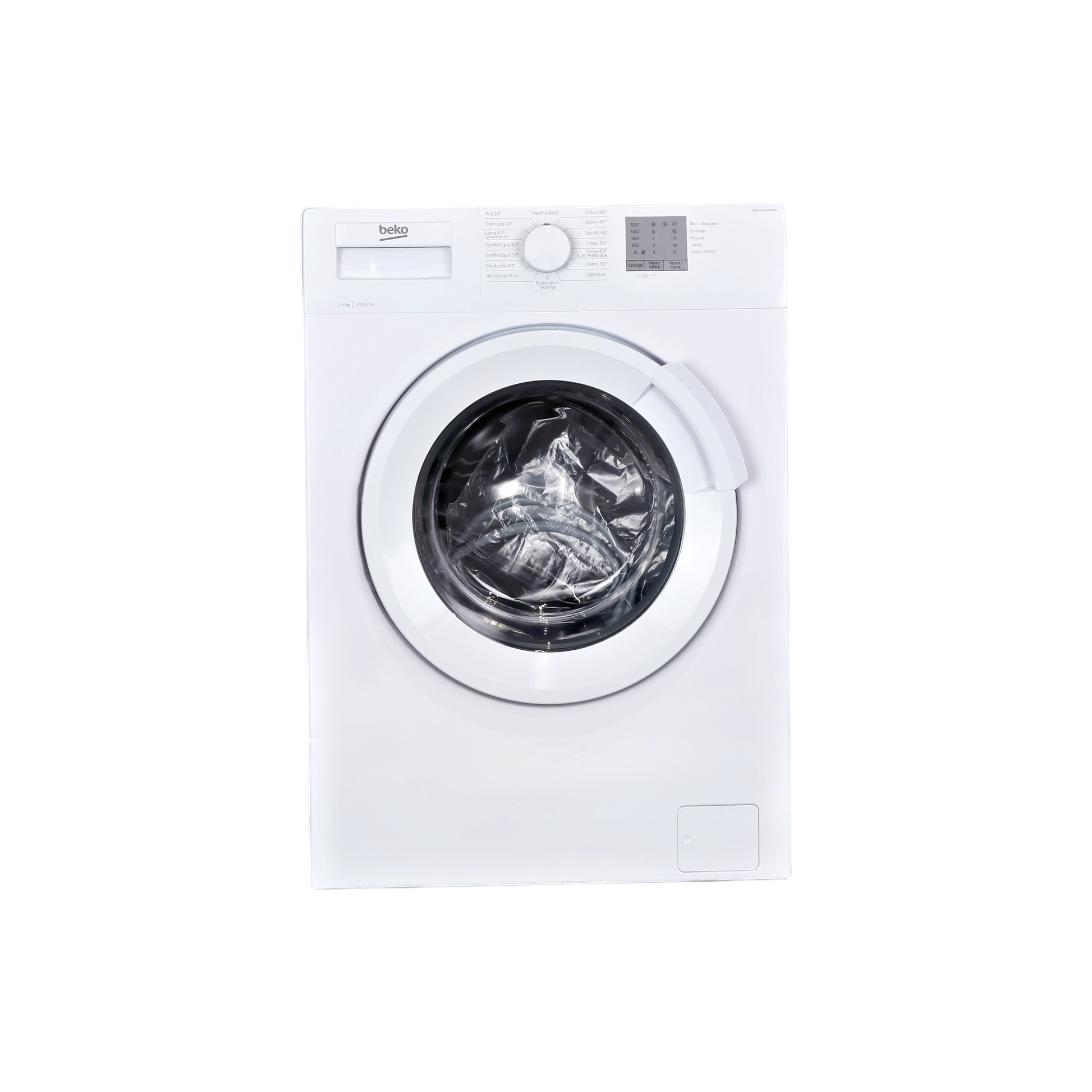 Lave-linge Hublot 6 kg Reconditionné BEKO DWTV6621XW1W