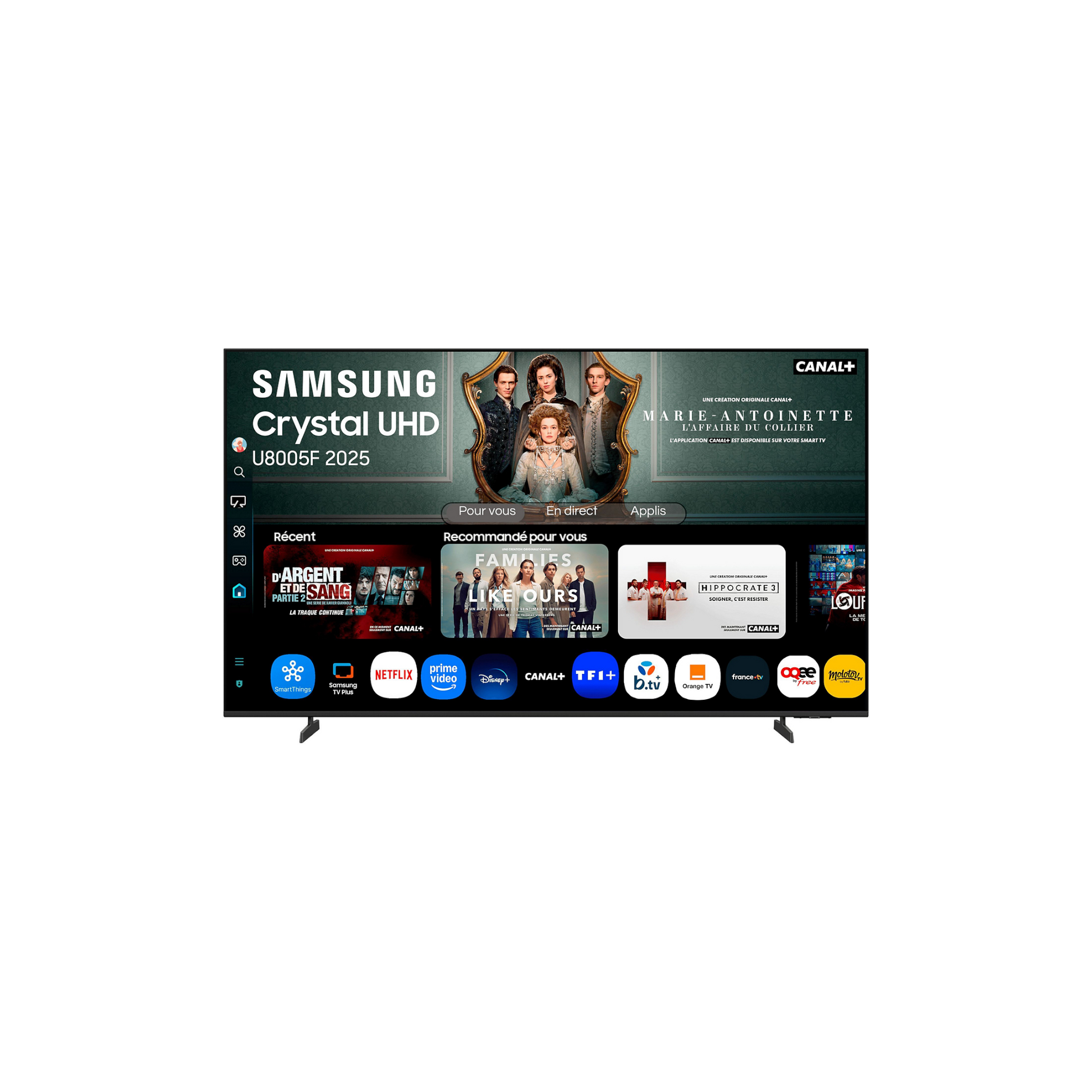 Téléviseur LED 50 pouces Reconditionné SAMSUNG TU50U8005F 126 cm (50")