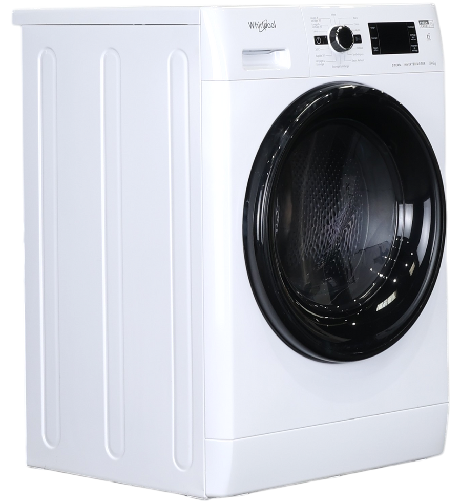 Lave-linge Sechant 8 kg Reconditionné WHIRLPOOL FWDGP861483BVFRN
